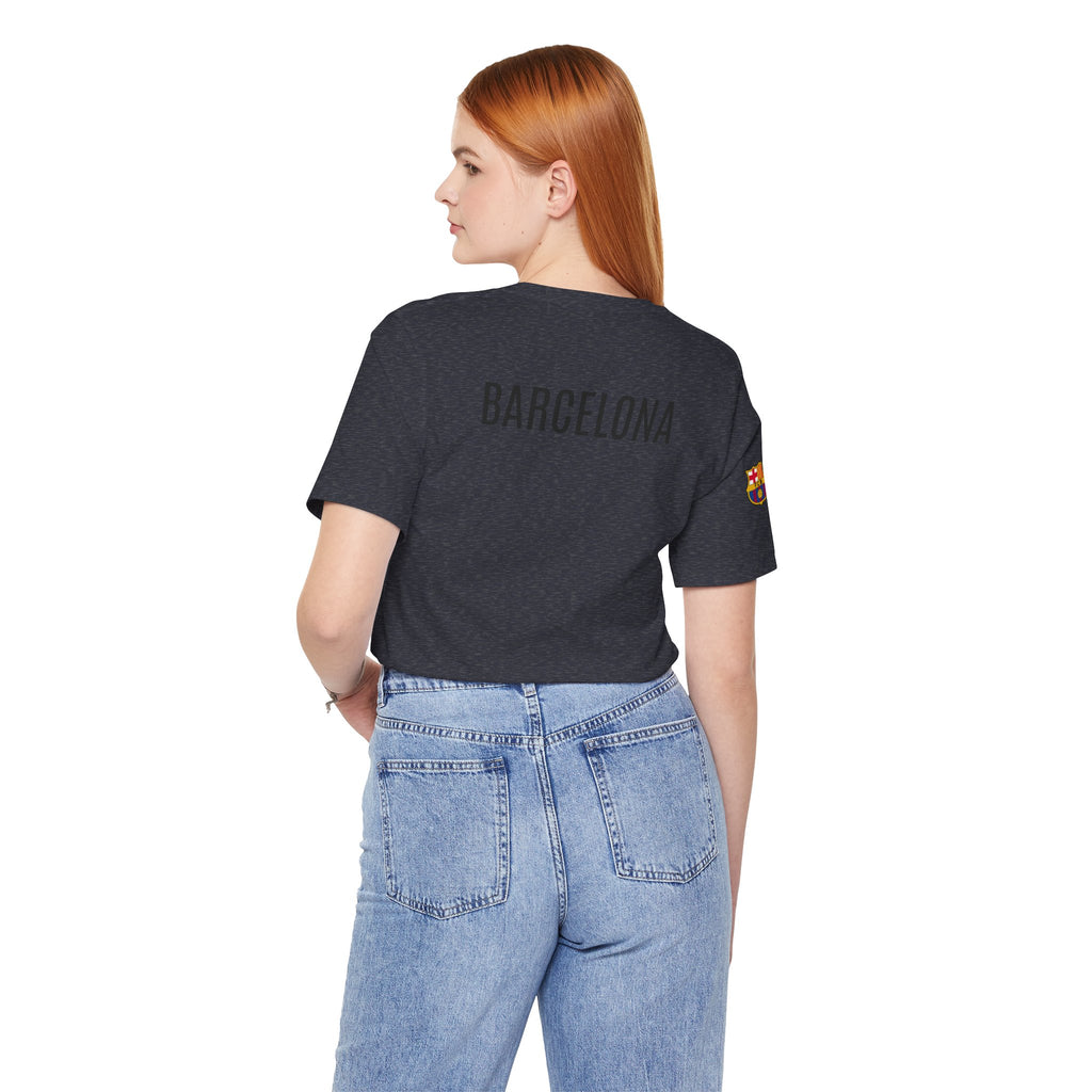 Barcelona Crest T‑Shirt  Minimal Football Fan Tee