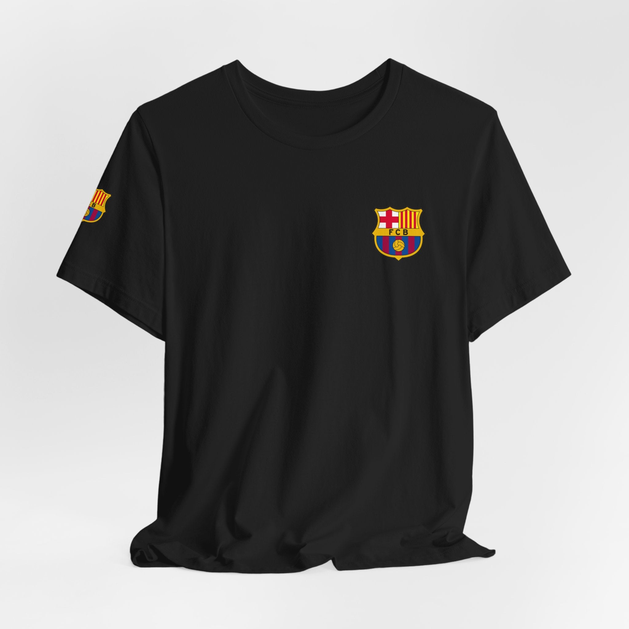 Barcelona Crest T‑Shirt  Minimal Football Fan Tee