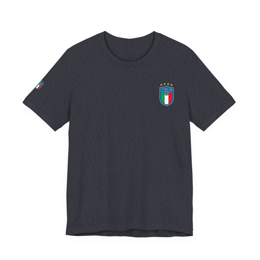Italy Crest Tee  Italian Flag Shield T-Shirt
