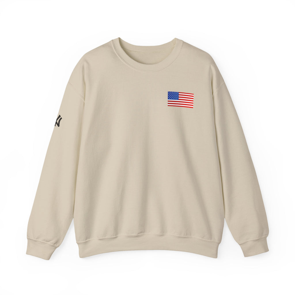 American Flag Sweatshirt | USA Stars Stripes Patriotic Crewneck