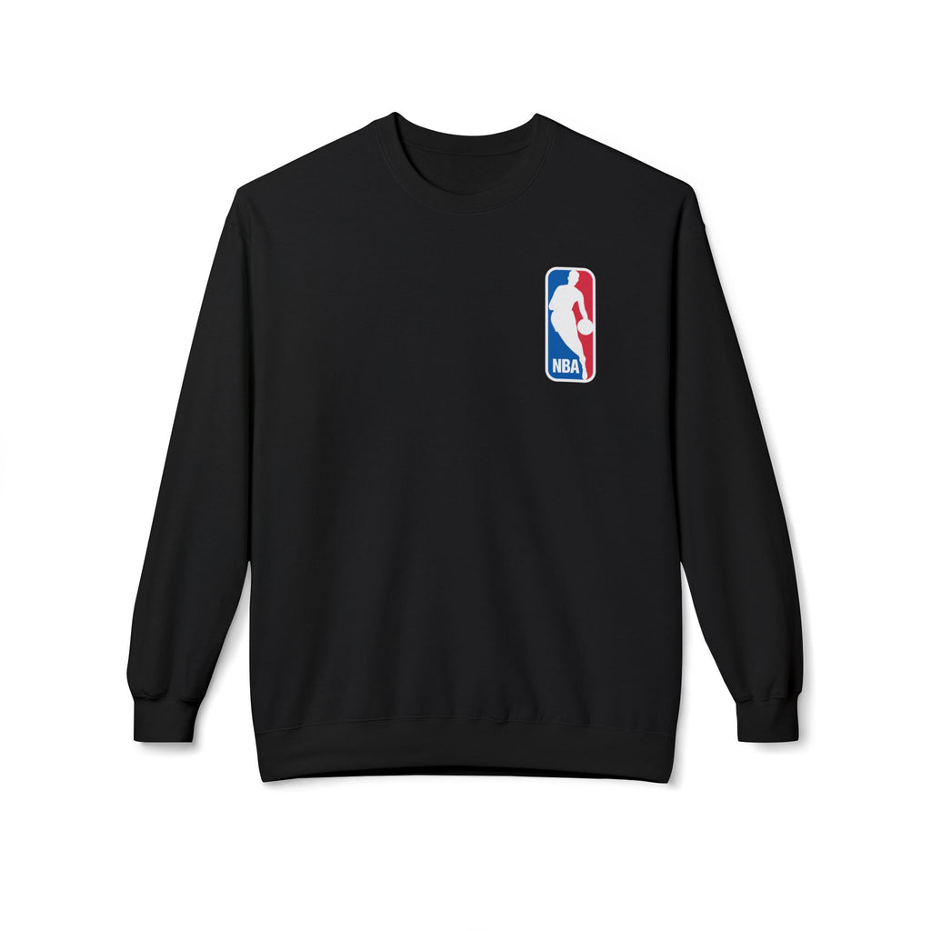 NBA Logo Sweatshirt | Basketball Logo Crewneck, Athletic Fan Apparel