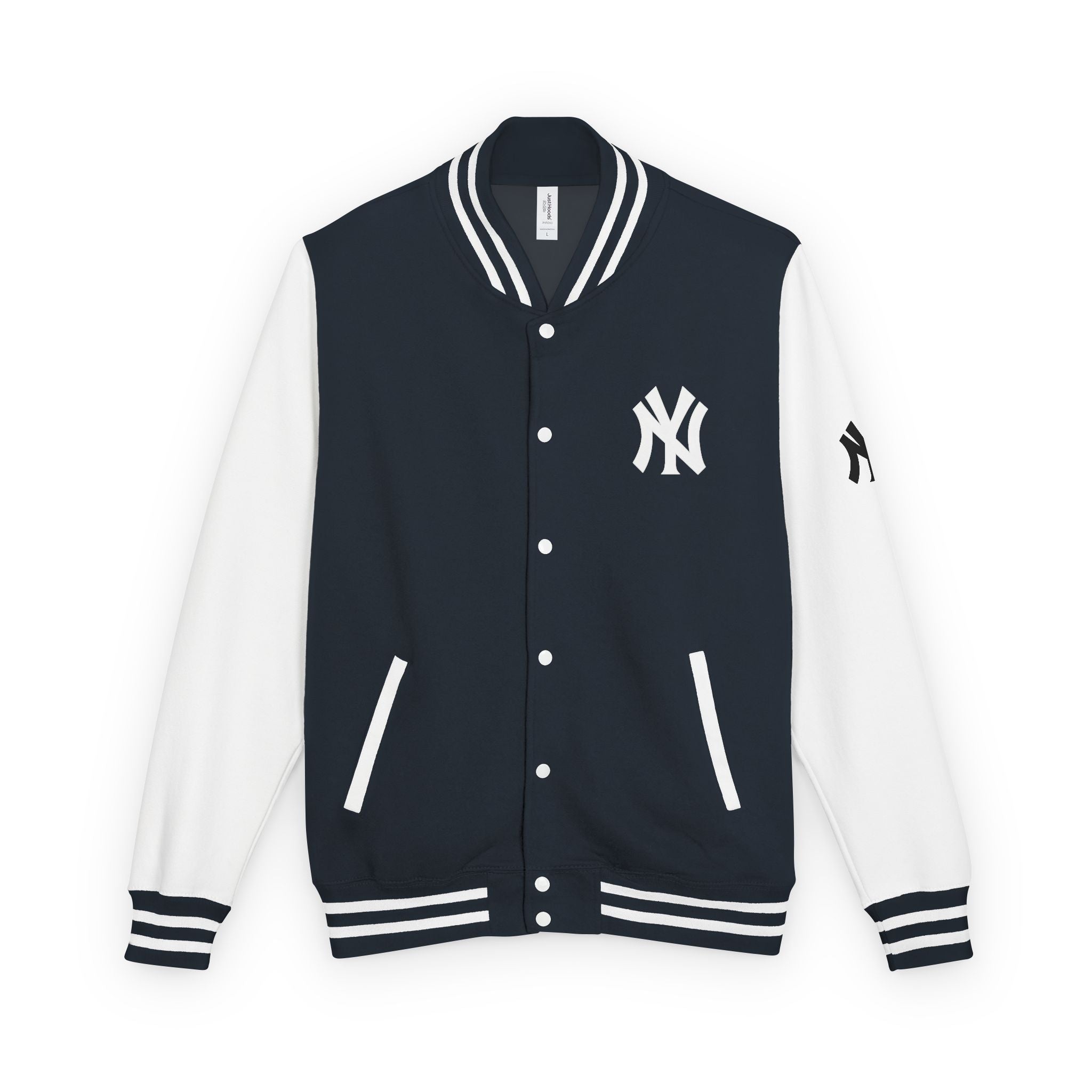 New York Letterman Jacket  Red & White Varsity Bomber