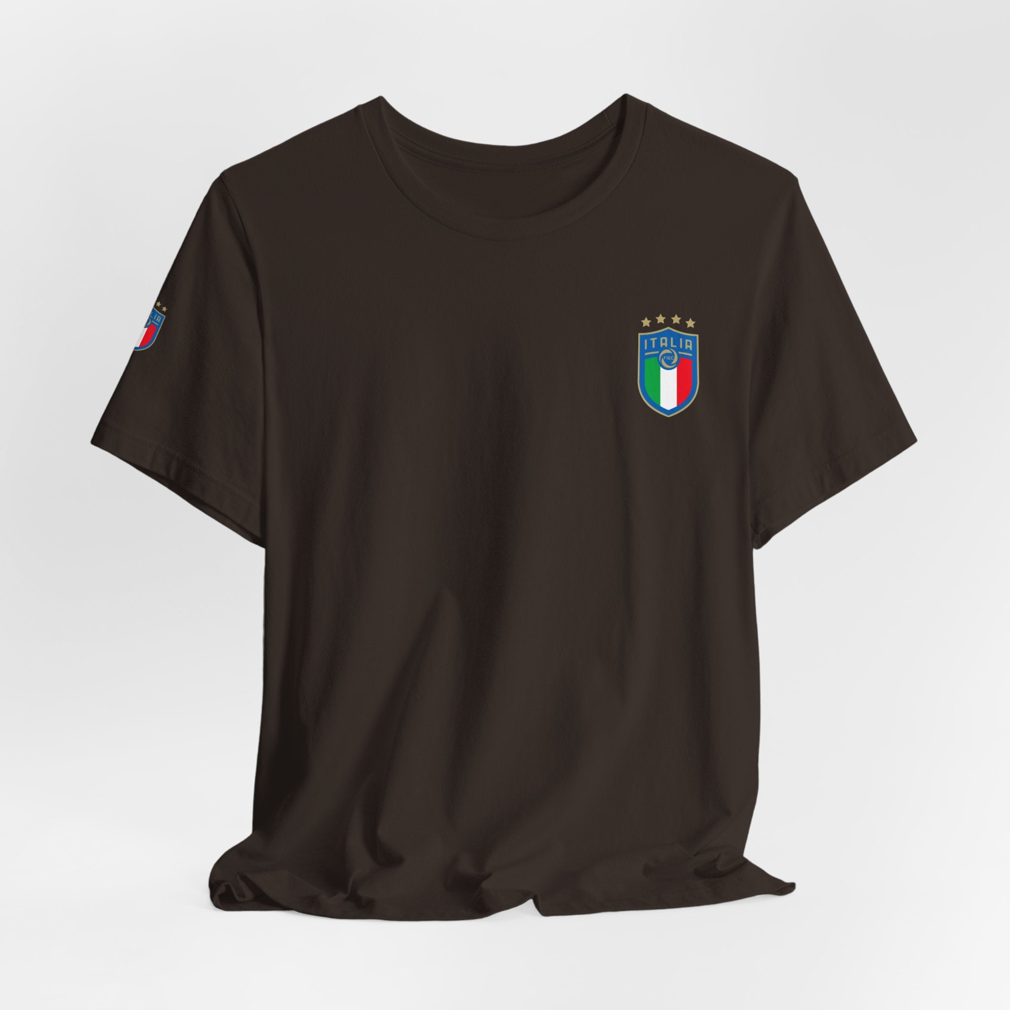 Italy Crest Tee  Italian Flag Shield T-Shirt
