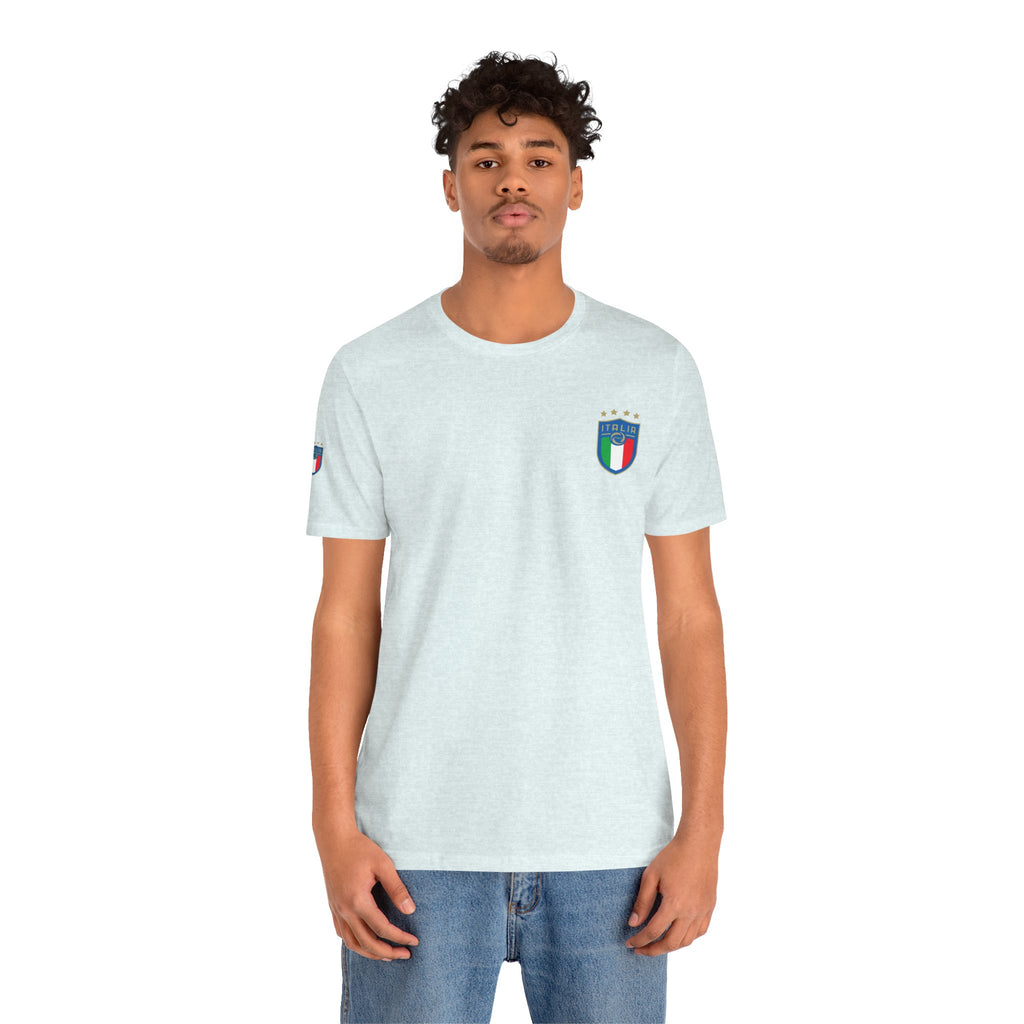 Italy Crest Tee  Italian Flag Shield T-Shirt
