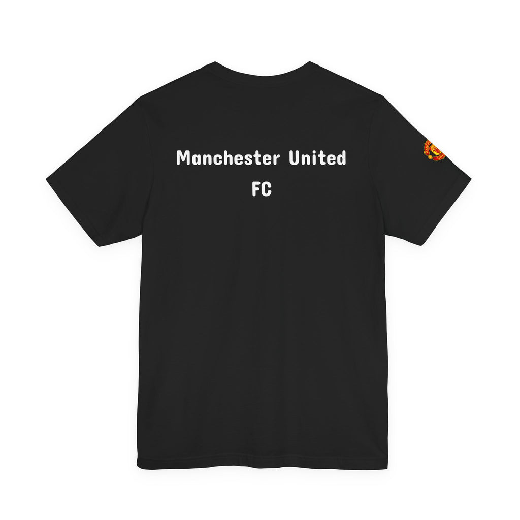 Manchester United Crest T-Shirt Soccer Club Logo Tee