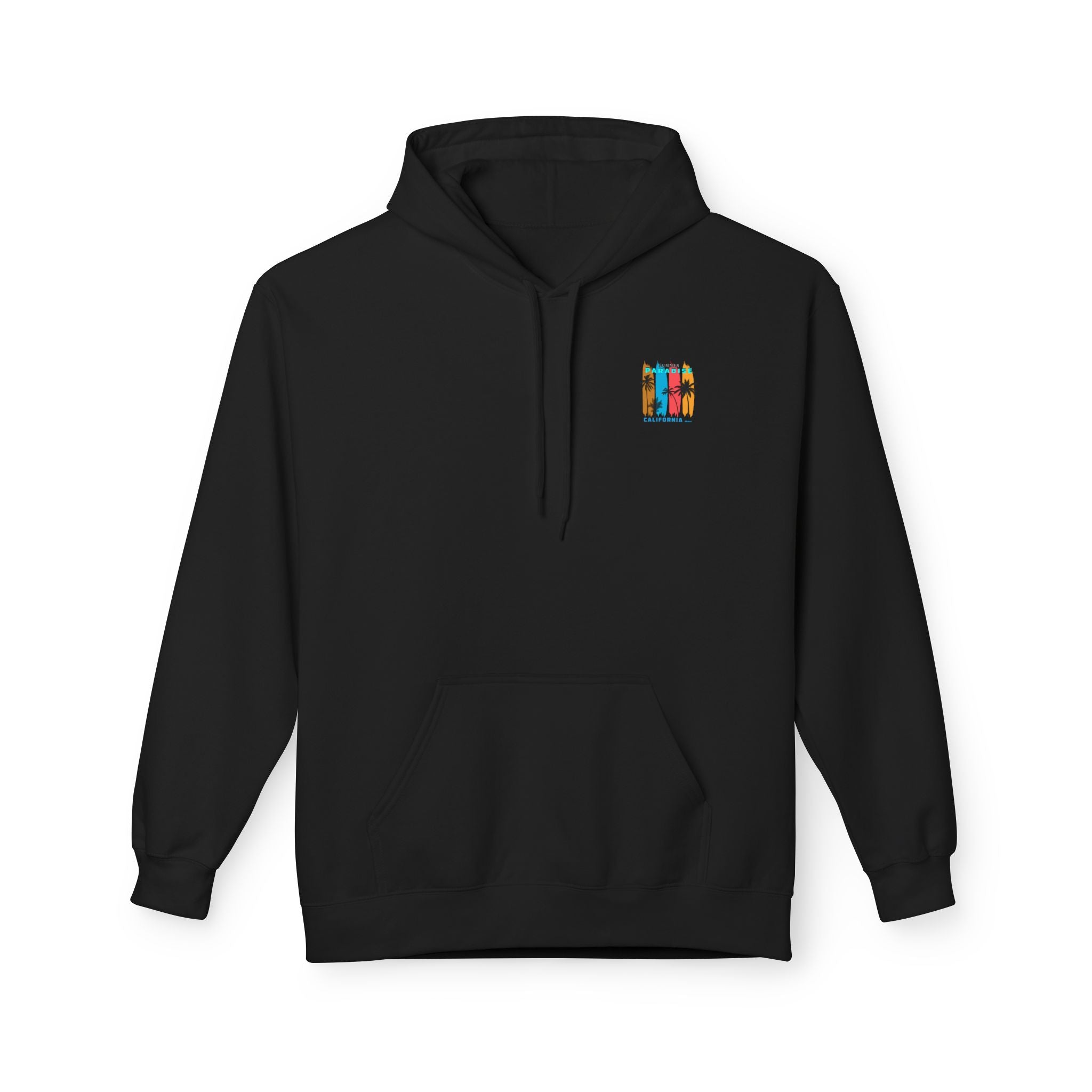 California Sunset Surf Hoodie  Summer Vacation Beach Pullover