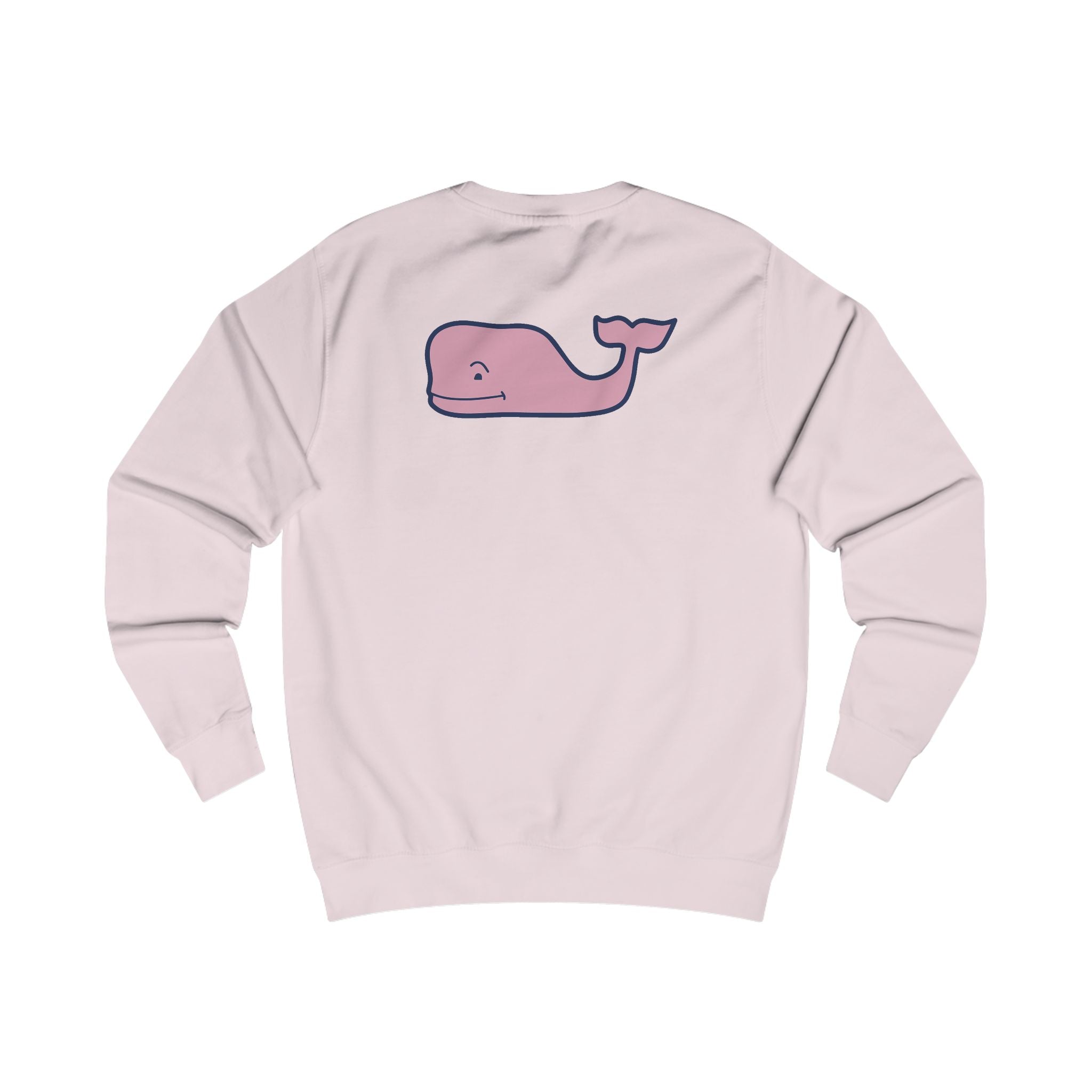 Pink Whale Vineyard Vines sweatshirt | Minimal Logo Crewneck