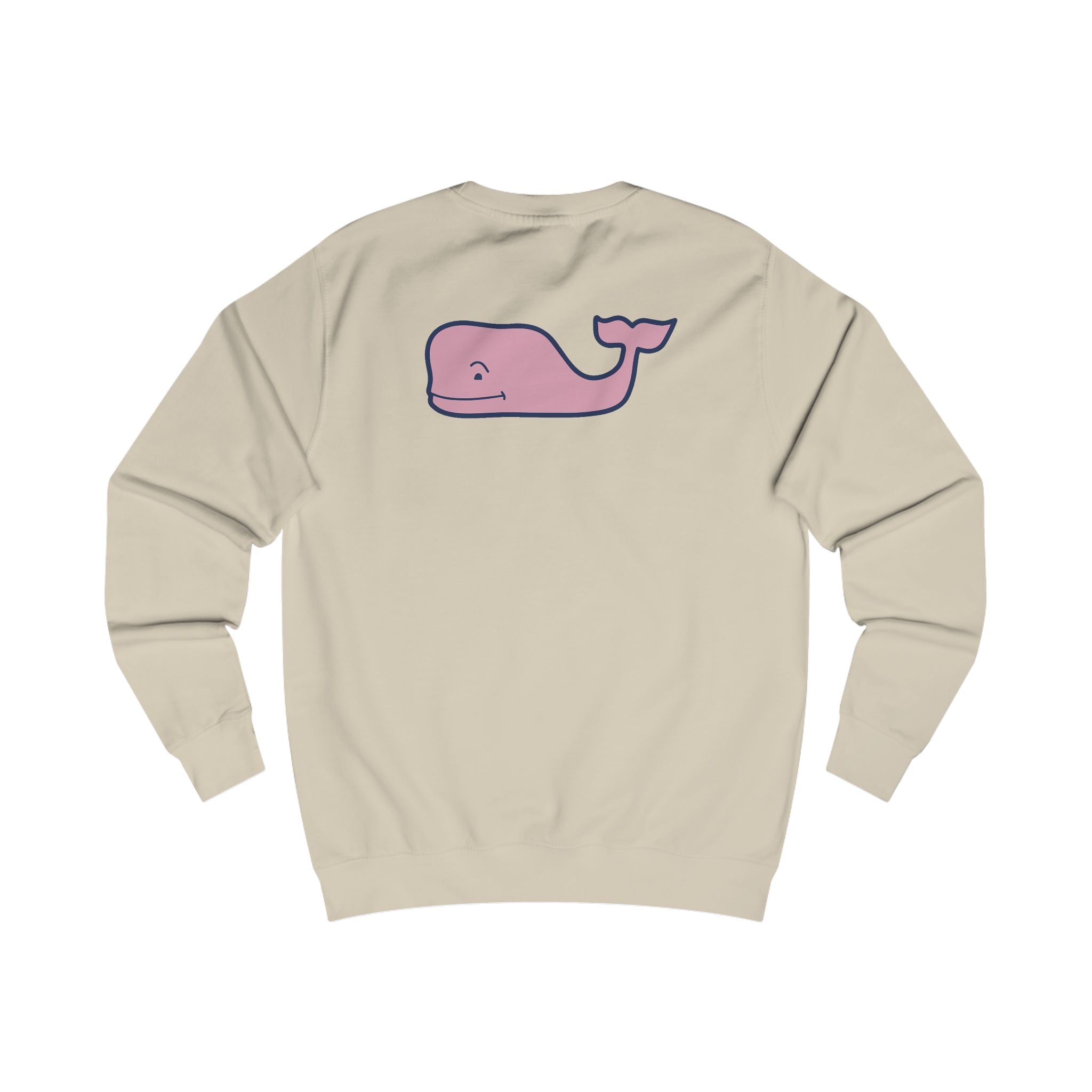 Pink Whale Vineyard Vines sweatshirt | Minimal Logo Crewneck