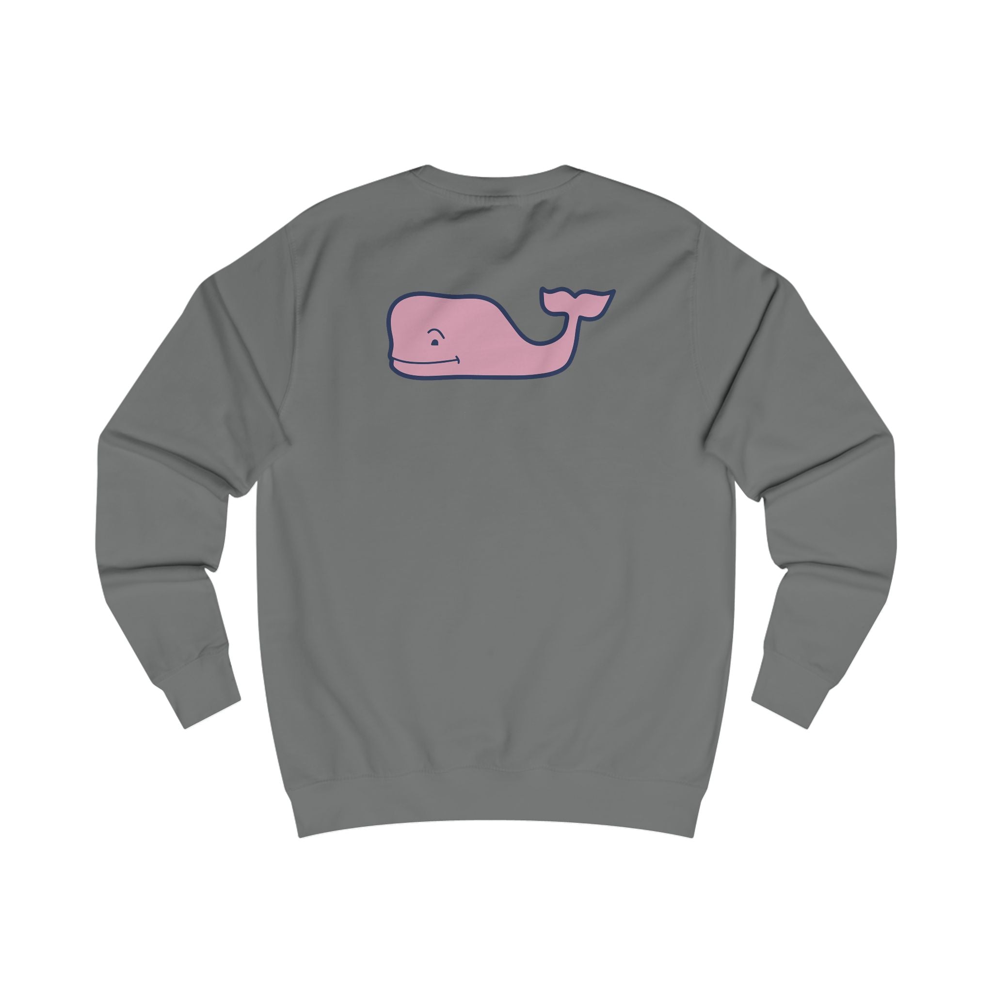 Pink Whale Vineyard Vines sweatshirt | Minimal Logo Crewneck