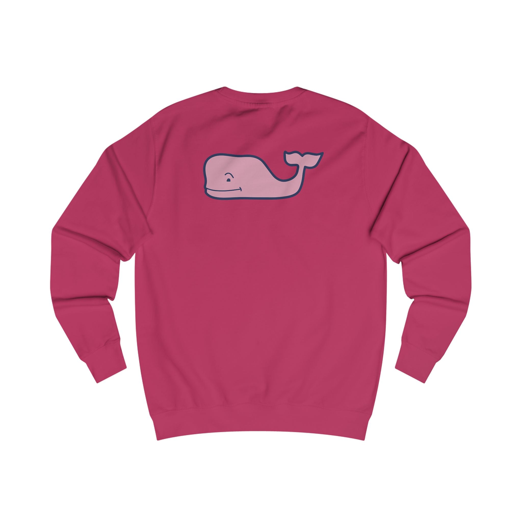 Pink Whale Vineyard Vines sweatshirt | Minimal Logo Crewneck