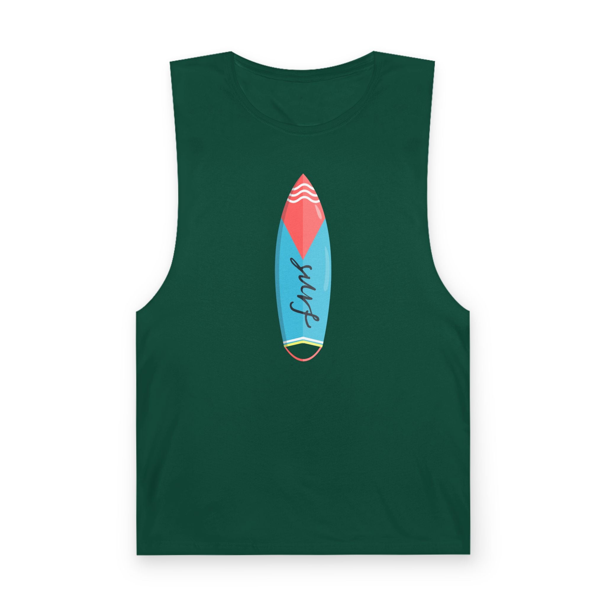 Surfboard Tank Top Miami Beach Surf Graphic Tank