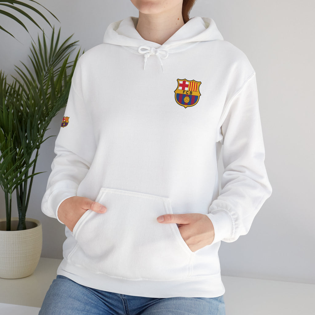 Hoodie  Barcelona Crest Hoodie with Small Badge