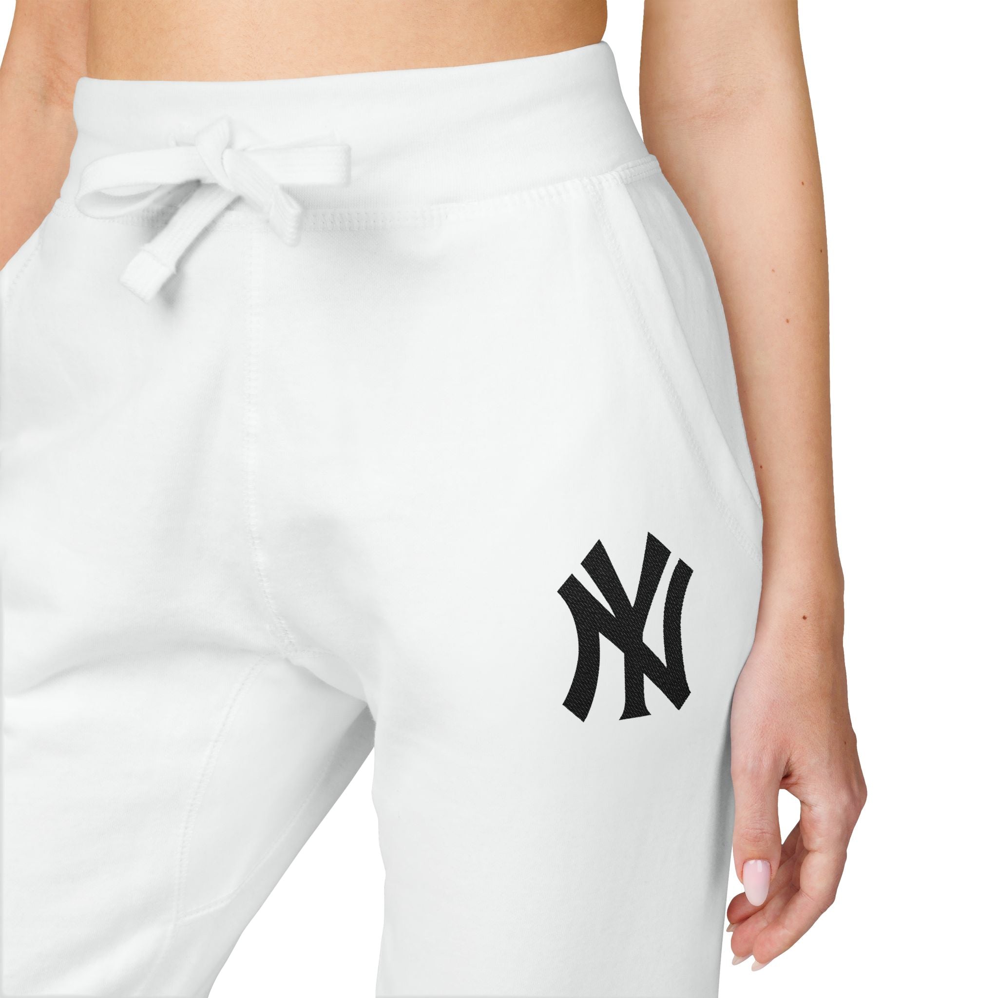 Embroidered Logo Fleece Sweatpants Cozy Everyday Joggers