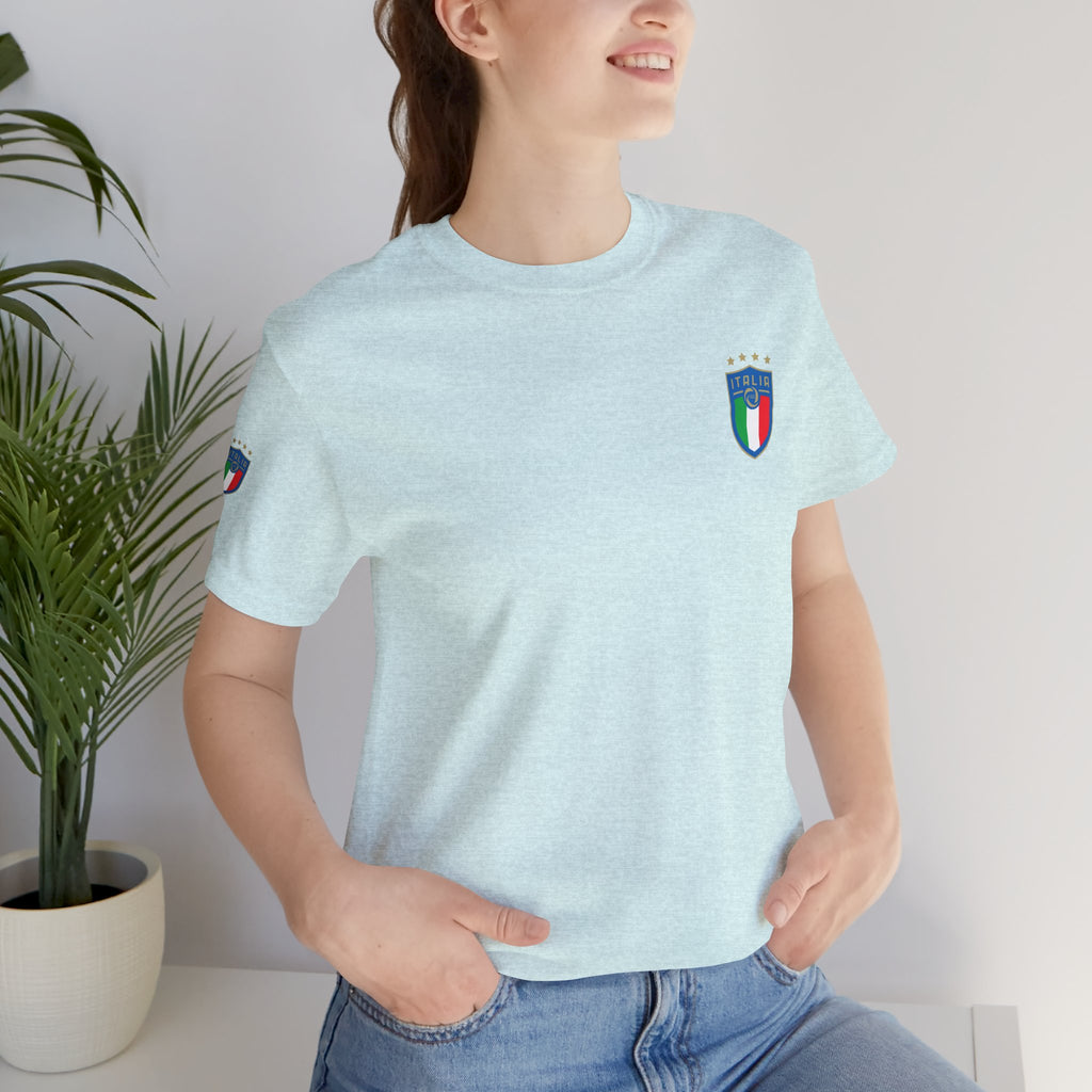 Italy Crest Tee  Italian Flag Shield T-Shirt