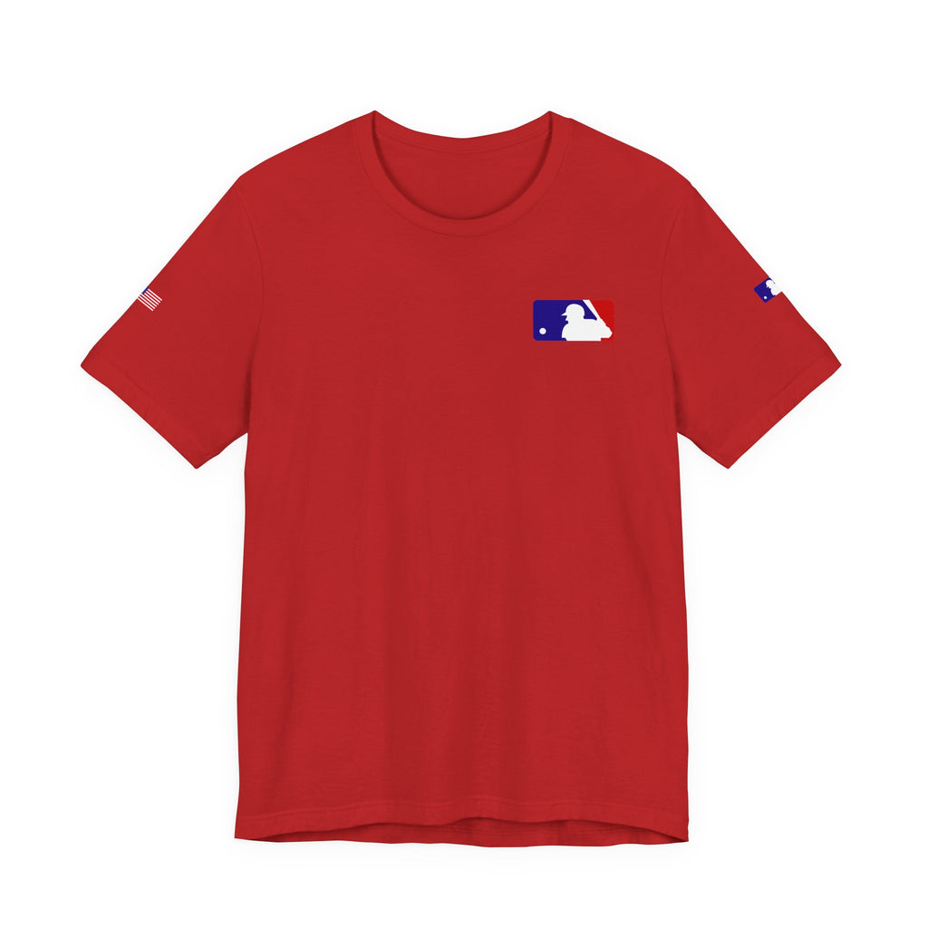 Baseball Logo T-Shirt  Minimal Chest Patch Tee