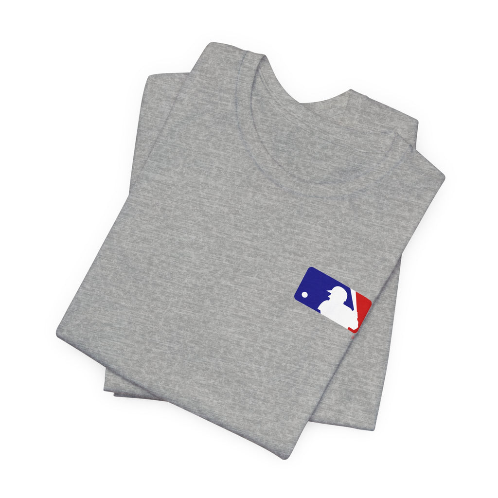 Baseball Logo T-Shirt  Minimal Chest Patch Tee