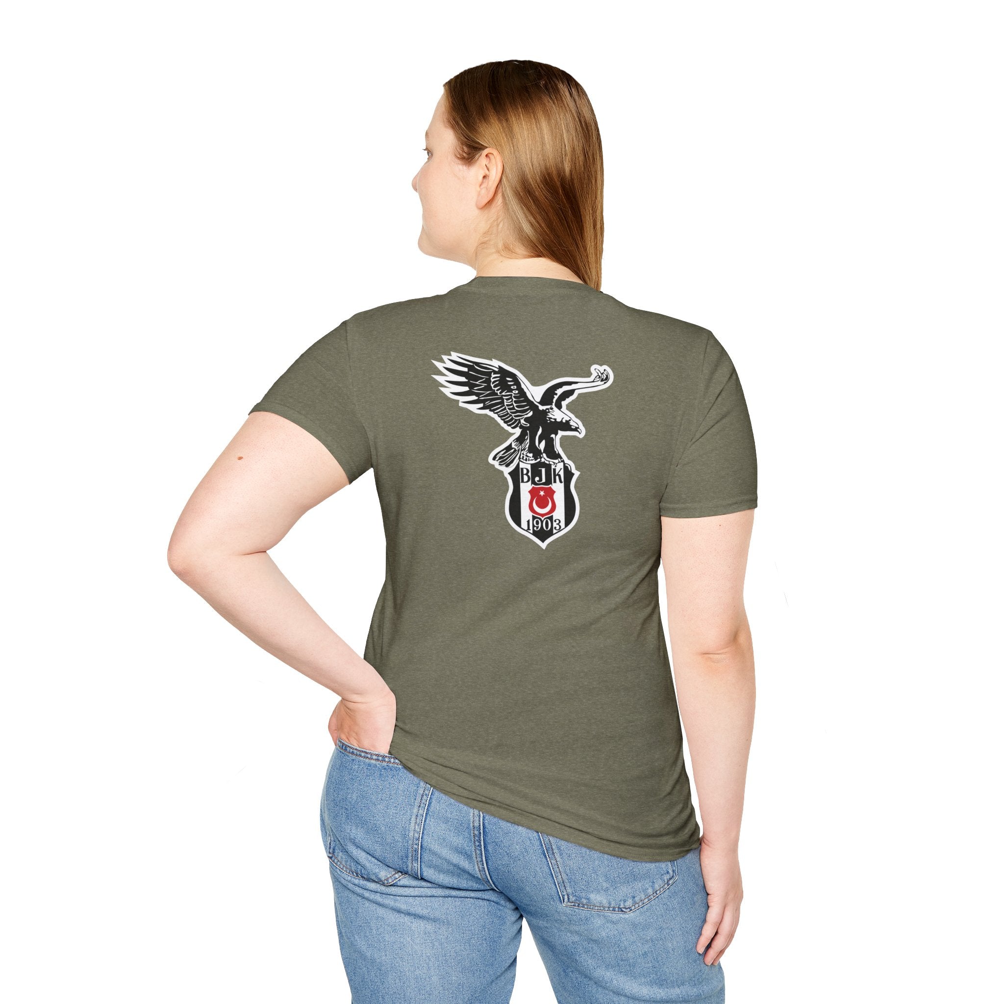 Besiktas Eagle T-Shirt  Football Club Crest Tee soccer jersey