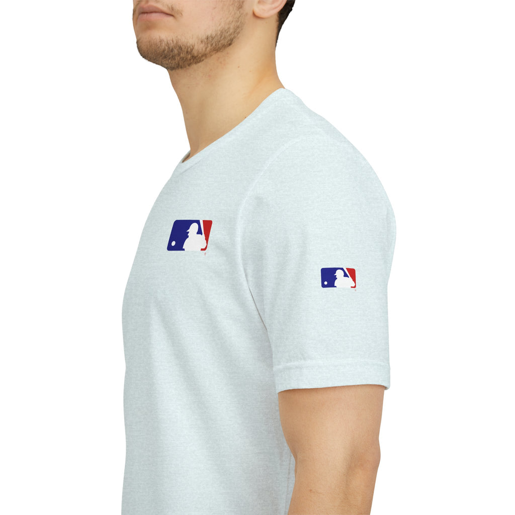 Baseball Logo T-Shirt  Minimal Chest Patch Tee