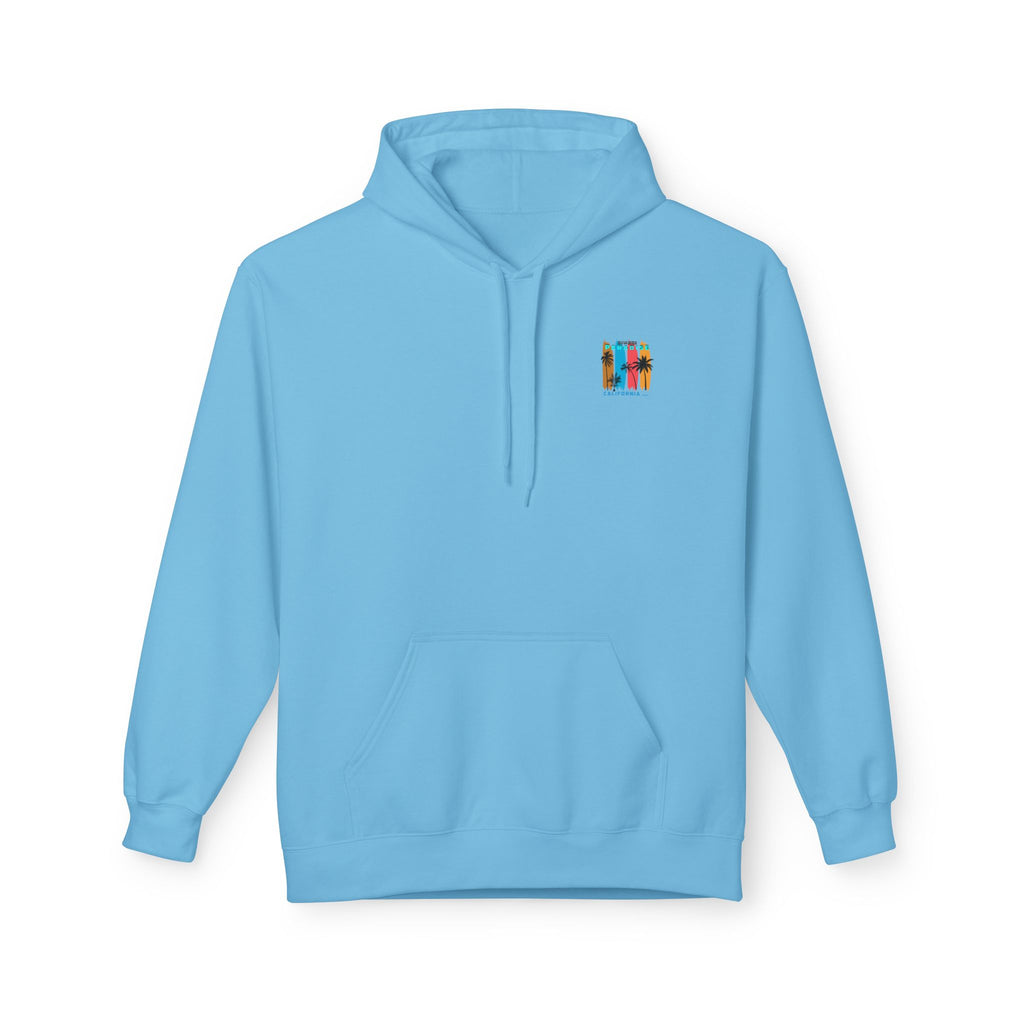 California Sunset Surf Hoodie  Summer Vacation Beach Pullover