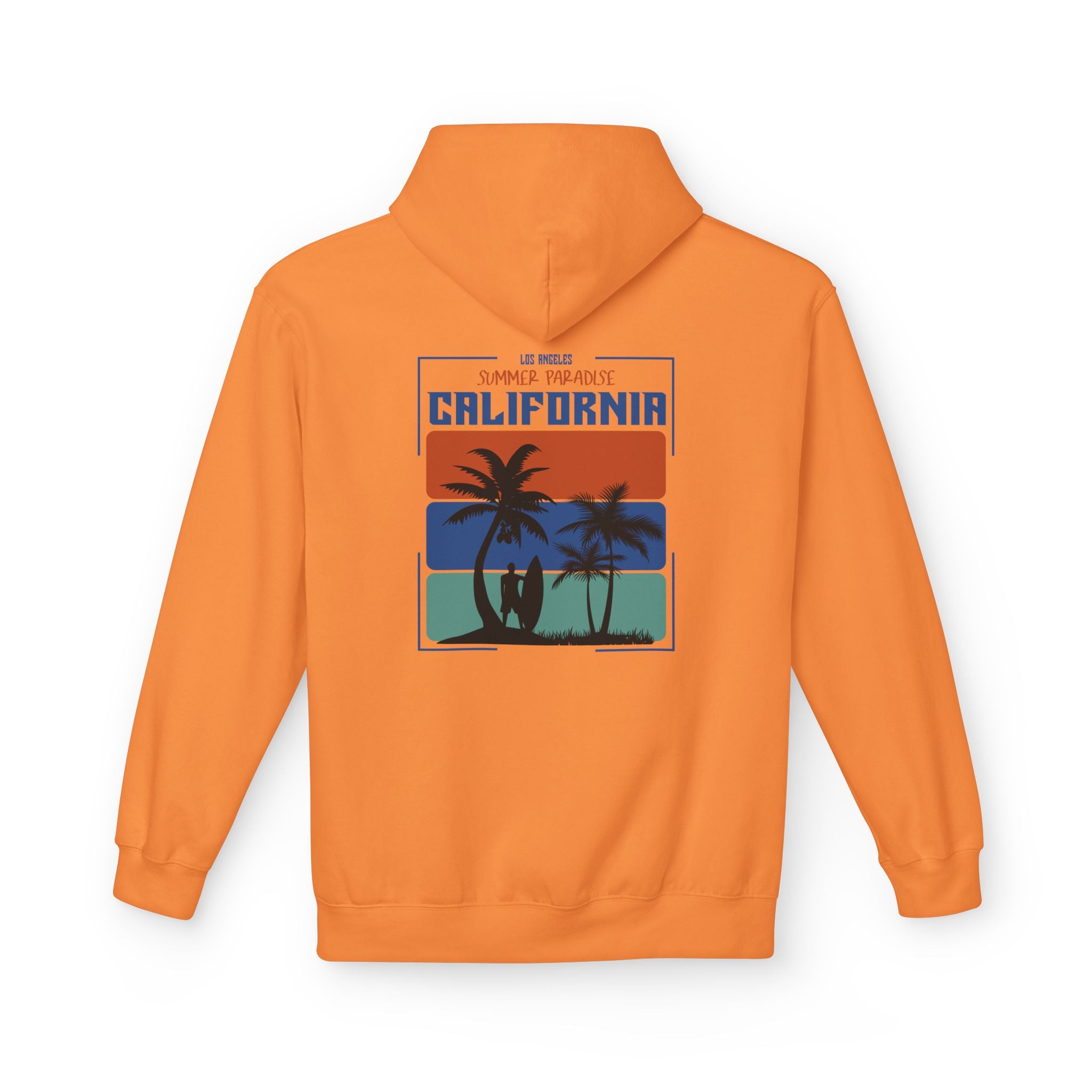 California Sunset Surf Hoodie  Summer Vacation Beach Pullover