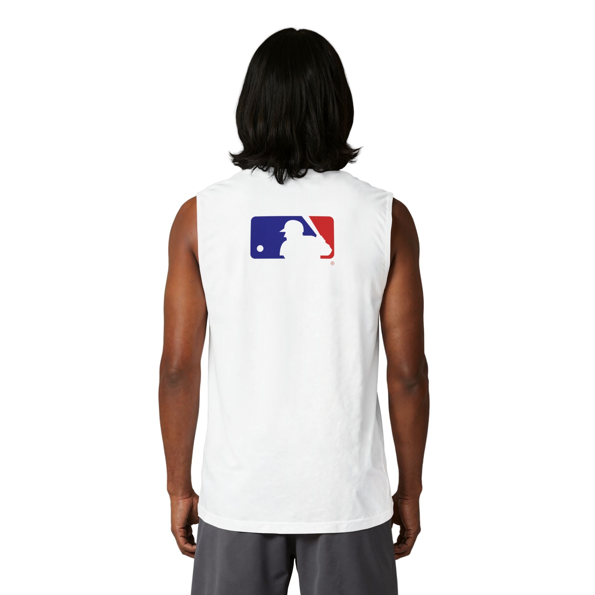Baseball Logo Muscle Tank  MLB Inspired Sleeveless Tee