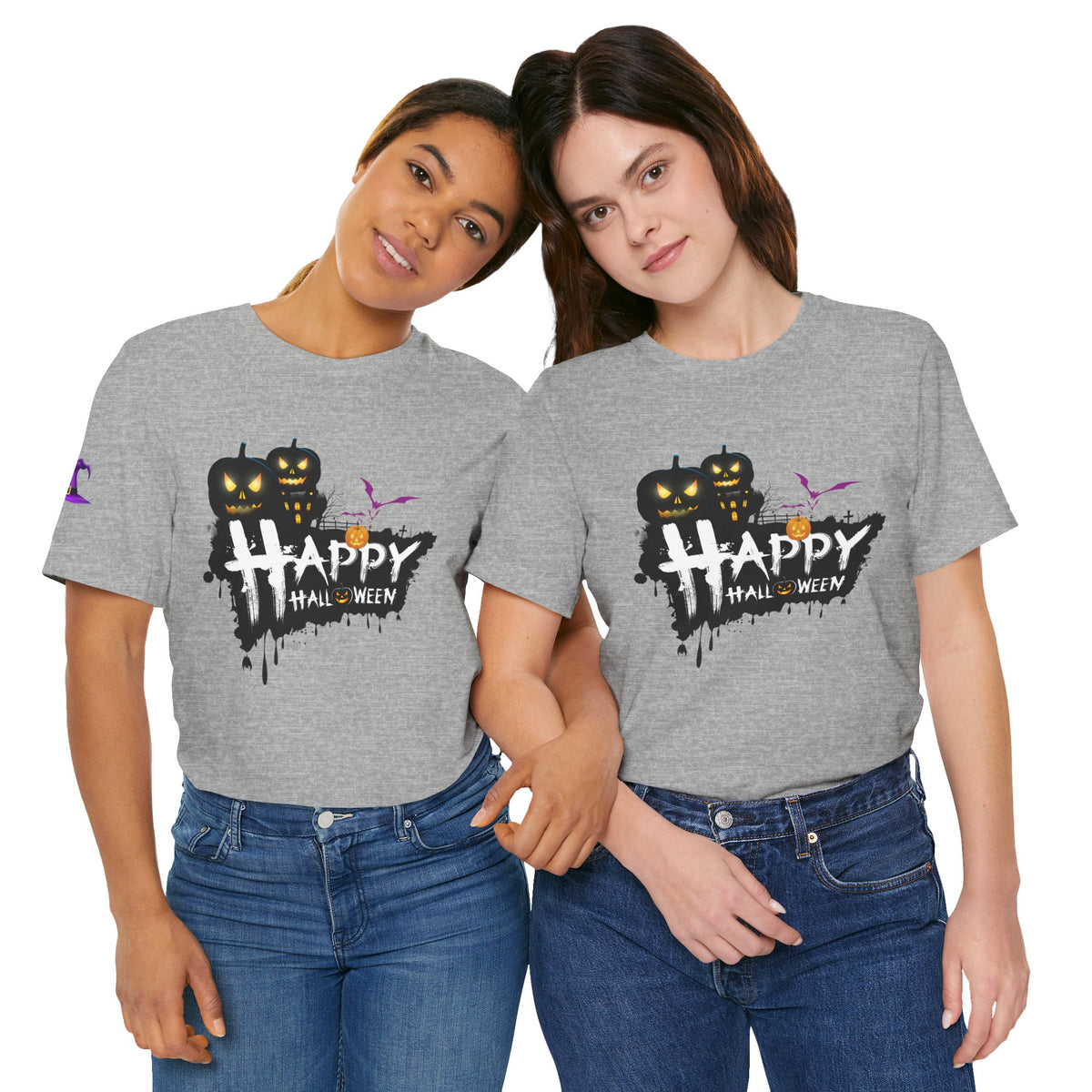 Happy Halloween Pumpkins T‑Shirt