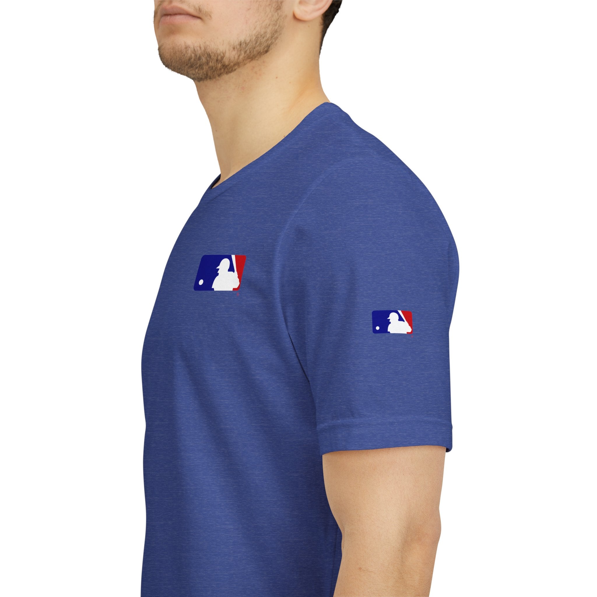 Baseball Logo T-Shirt  Minimal Chest Patch Tee