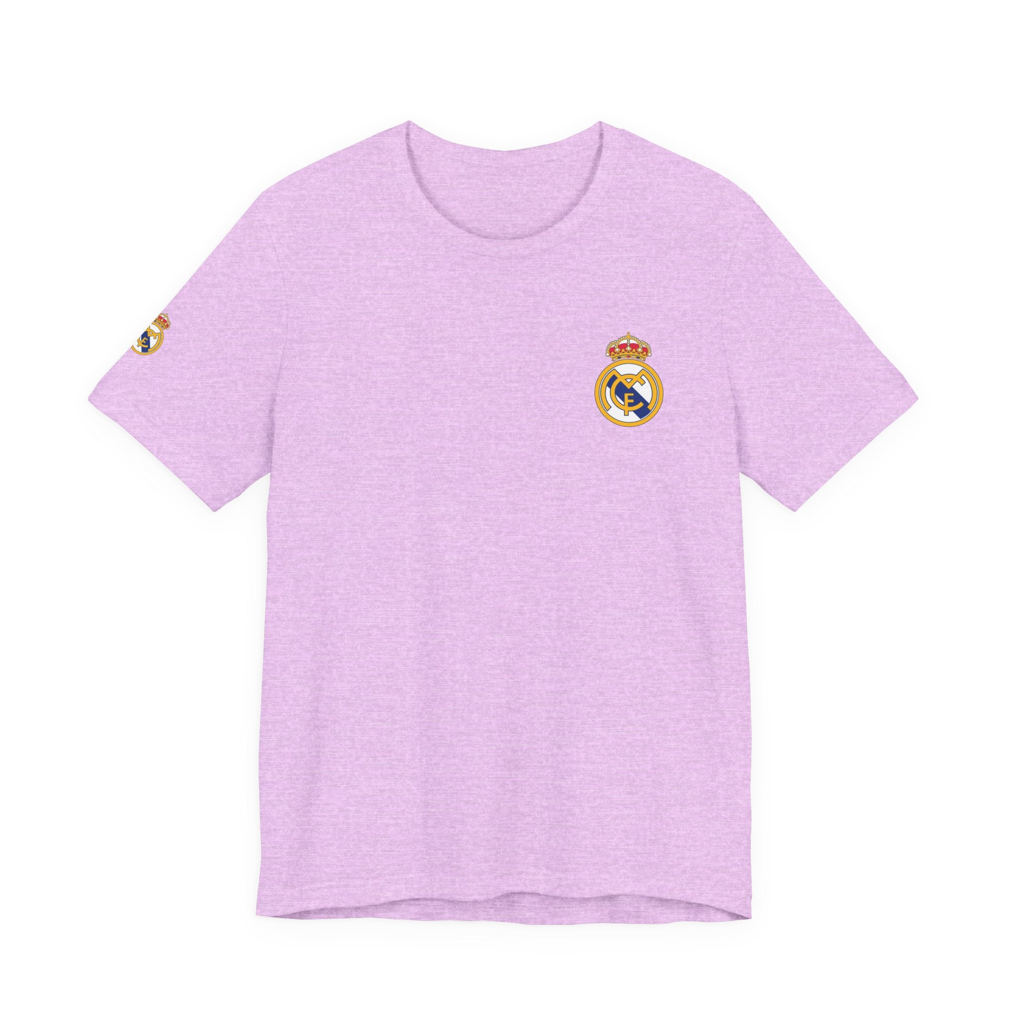 Real Madrid Crest Tee  White Short Sleeve Soccer Shirt