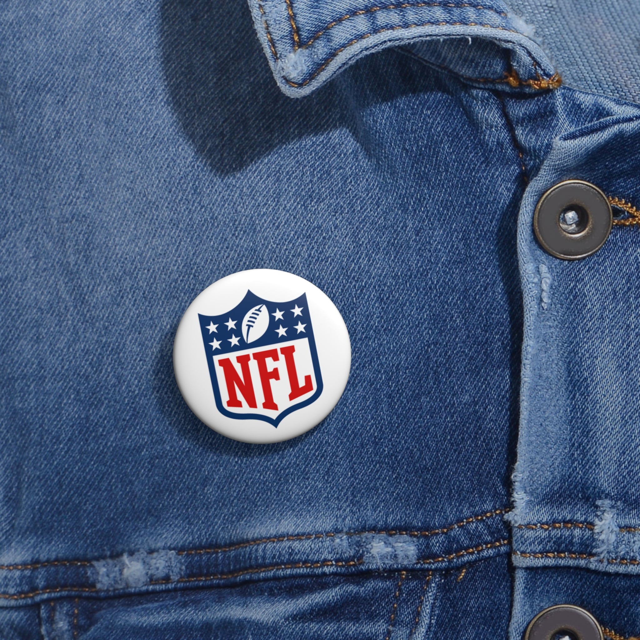 NFL Logo Pin Button