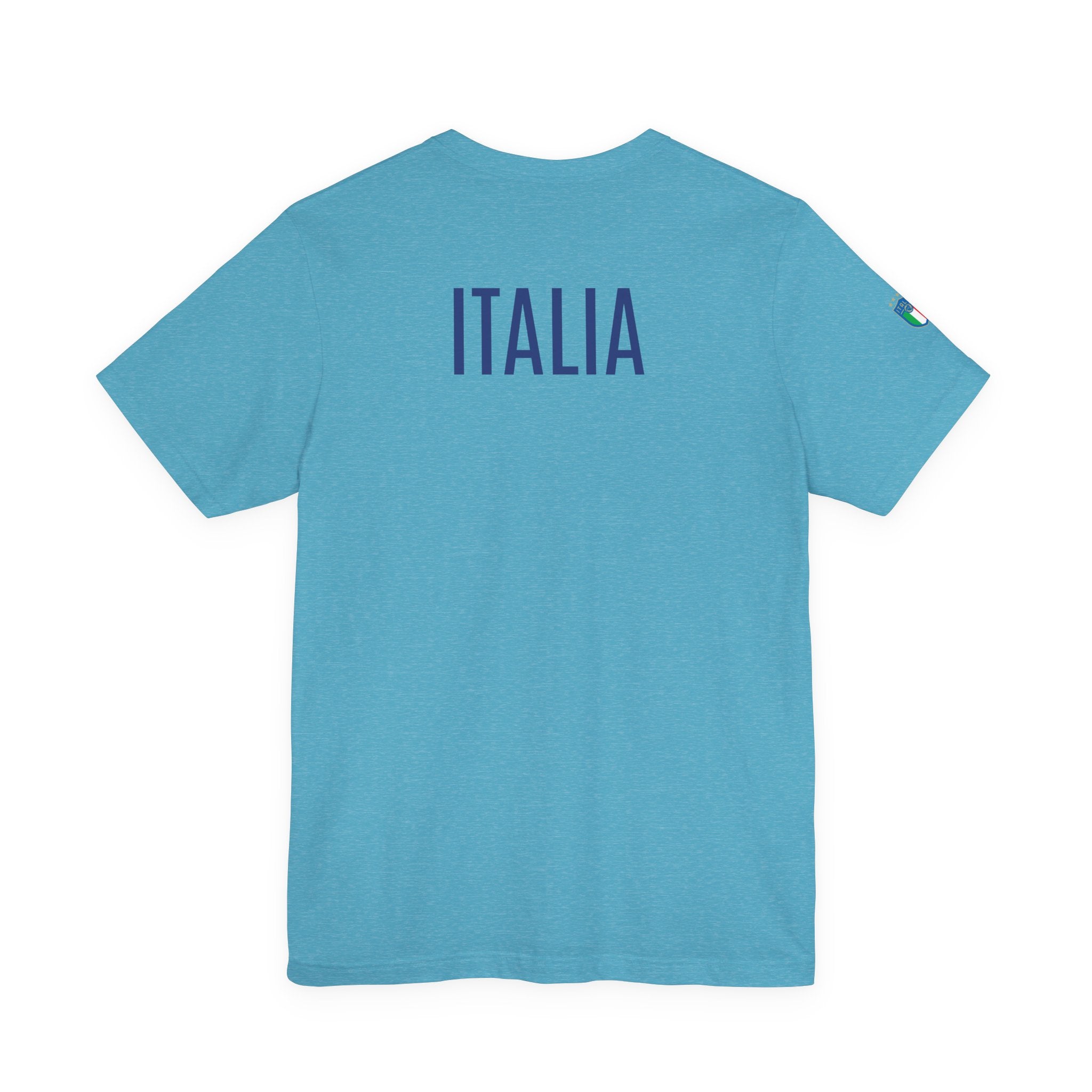 Italy Crest Tee  Italian Flag Shield T-Shirt