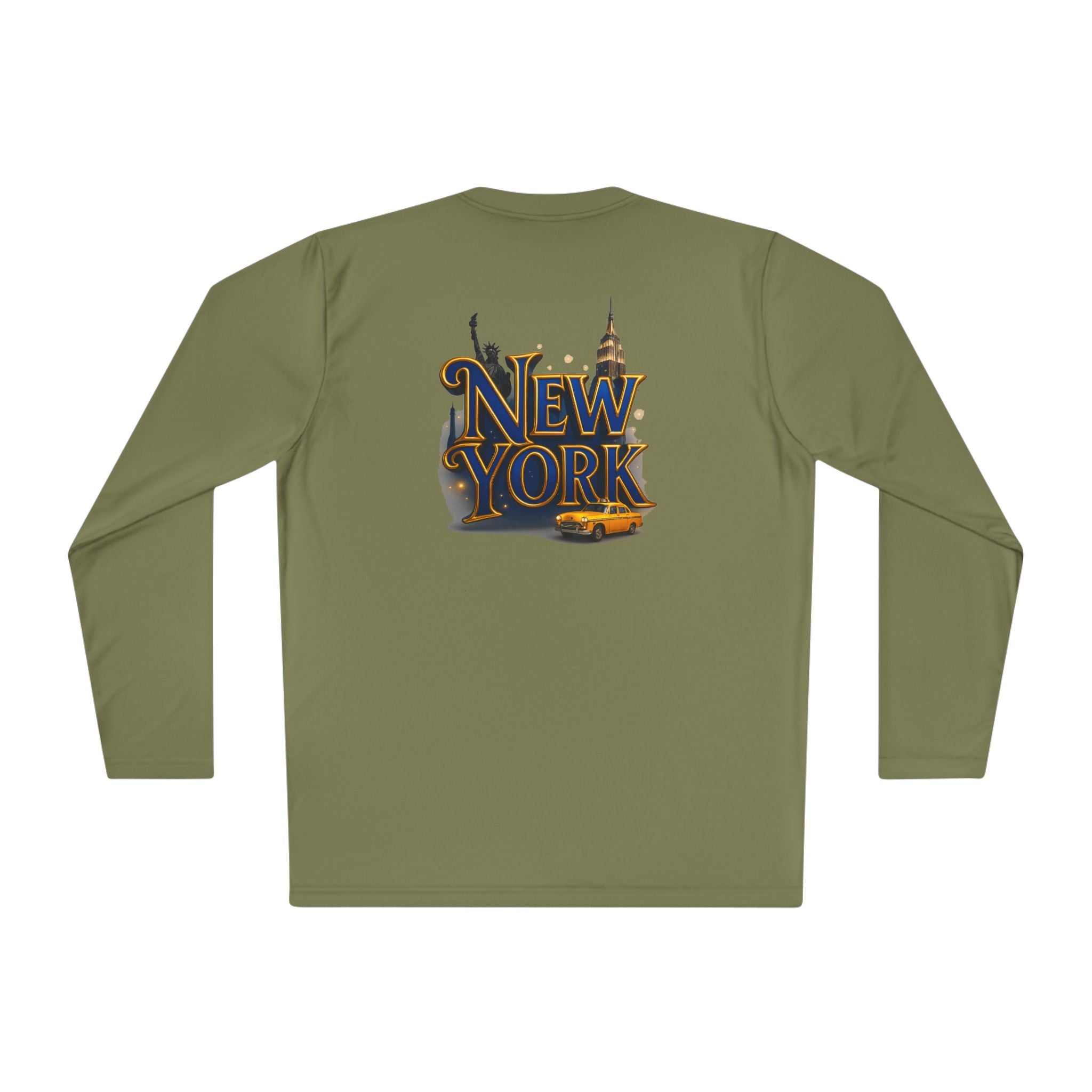 New York Skyline graphic Long Sleeve Tee NY lettering