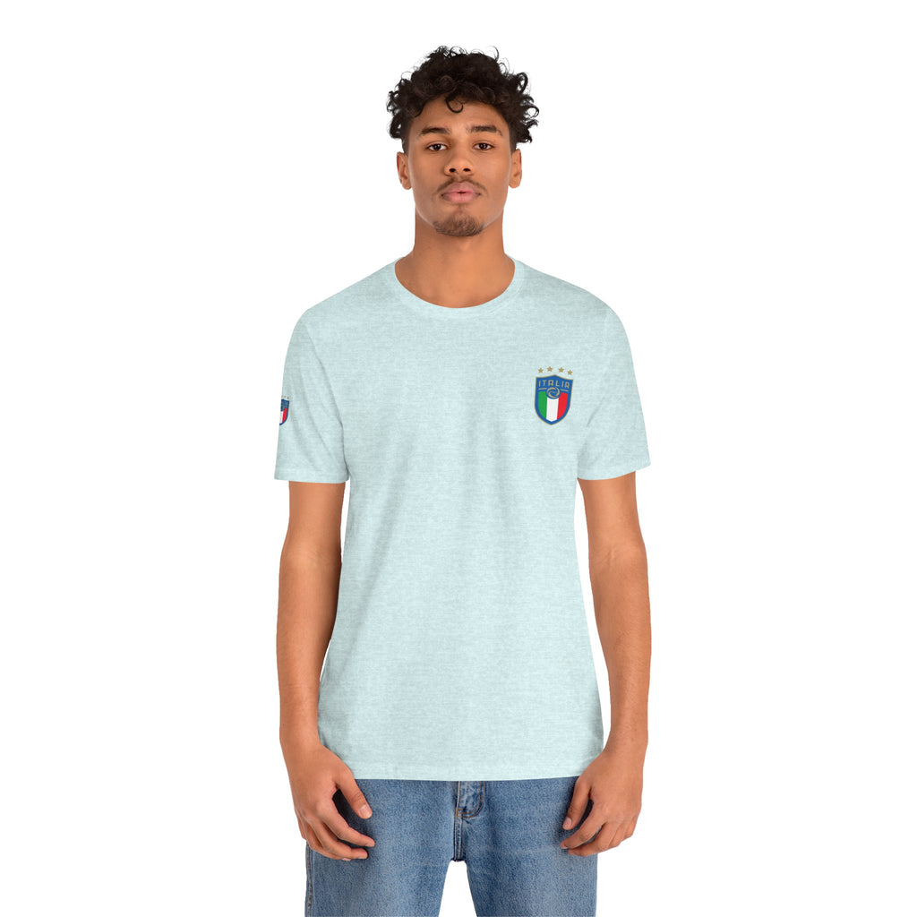 Italy Crest Tee  Italian Flag Shield T-Shirt