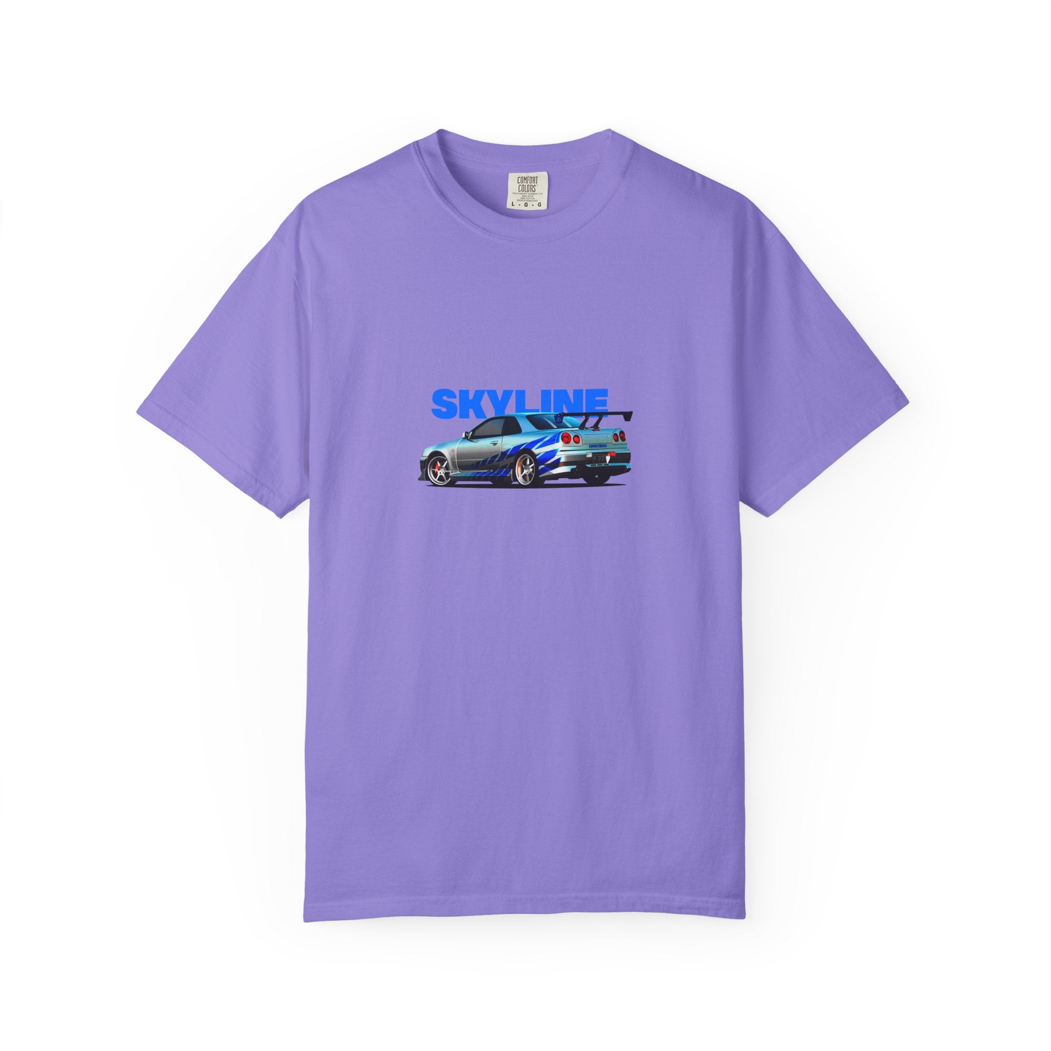 Nissan Skyline R34 Car T-shirt Vintage JDM Racing Tee
