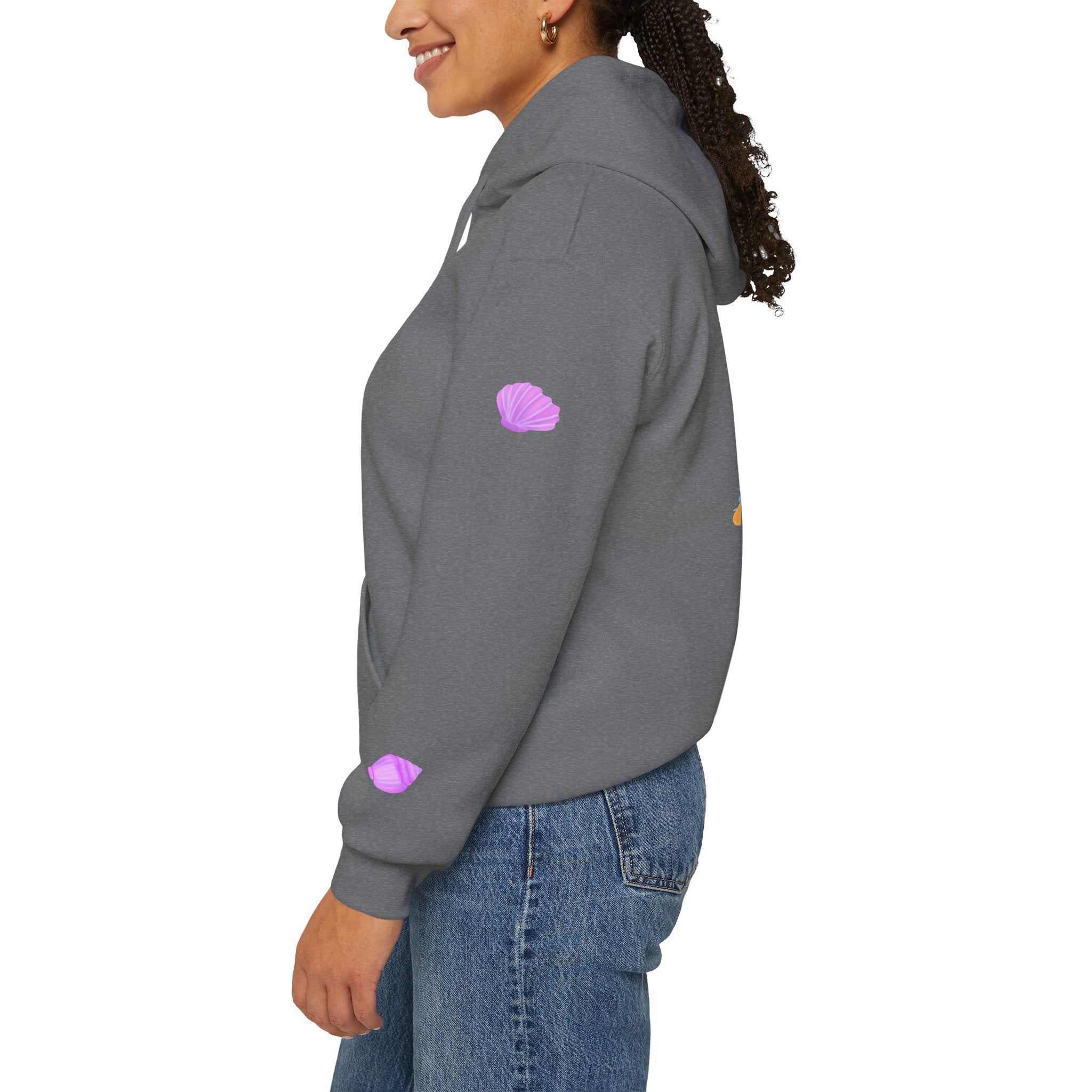 California Palm Tree Hoodie | Beach Island Graphic, Sleeve Icons