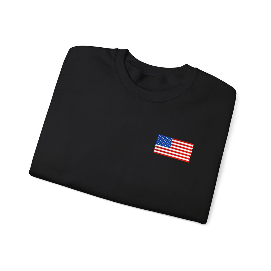 American Flag Sweatshirt | USA Stars Stripes Patriotic Crewneck