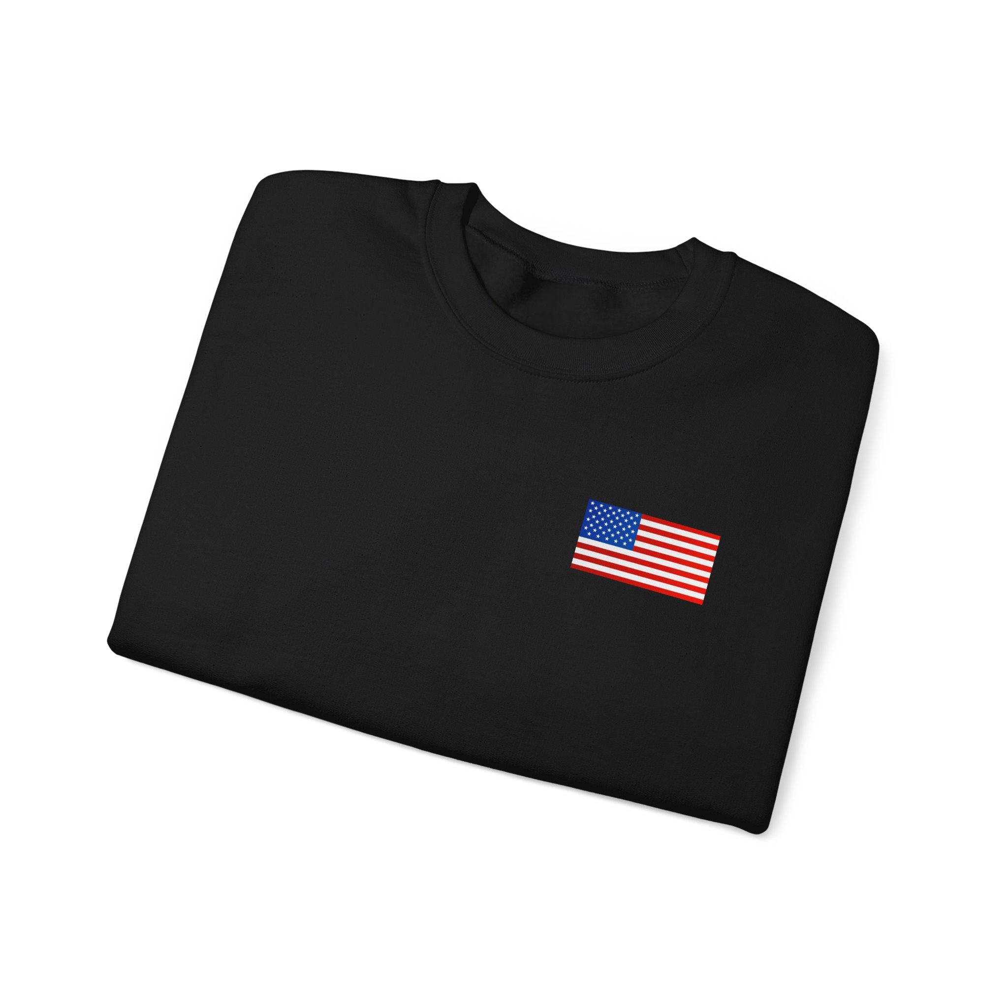 American Flag Sweatshirt | USA Stars Stripes Patriotic Crewneck