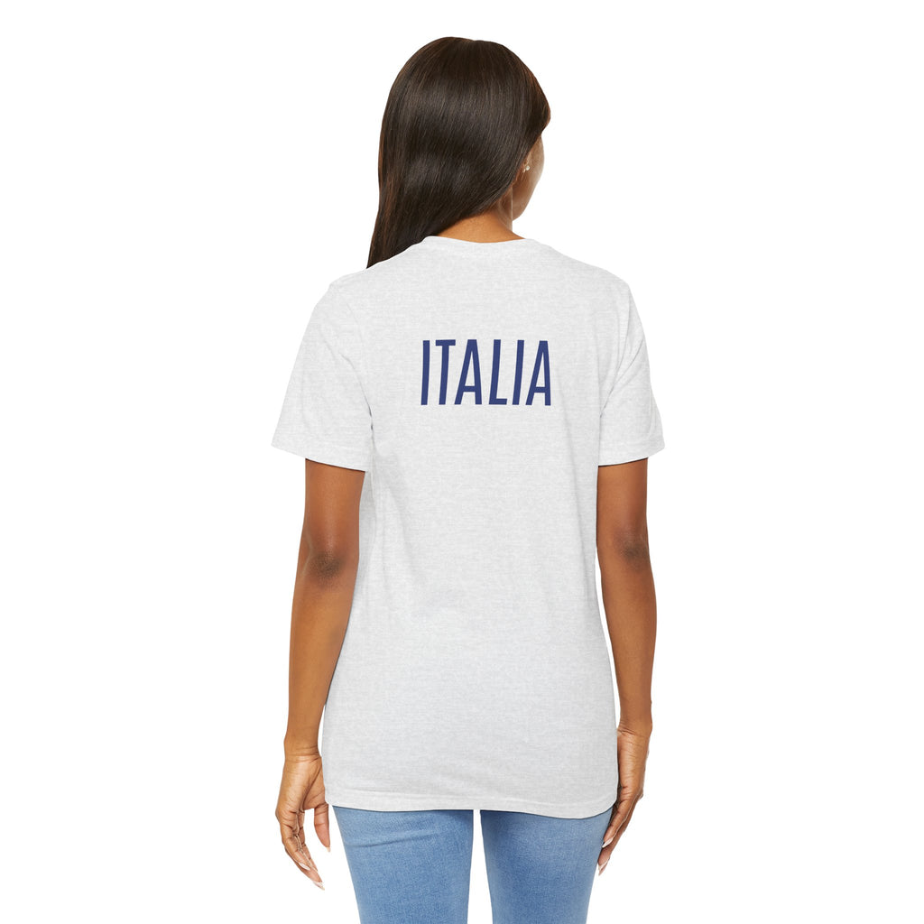 Italy Crest Tee  Italian Flag Shield T-Shirt