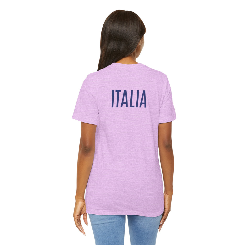Italy Crest Tee  Italian Flag Shield T-Shirt