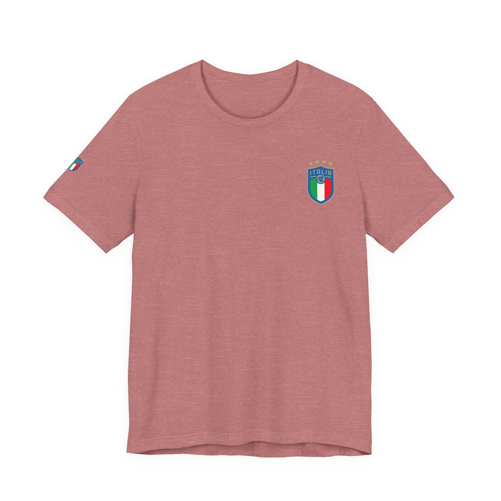 Italy Crest Tee  Italian Flag Shield T-Shirt