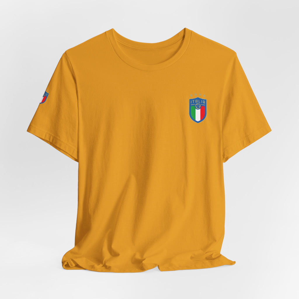 Italy Crest Tee  Italian Flag Shield T-Shirt