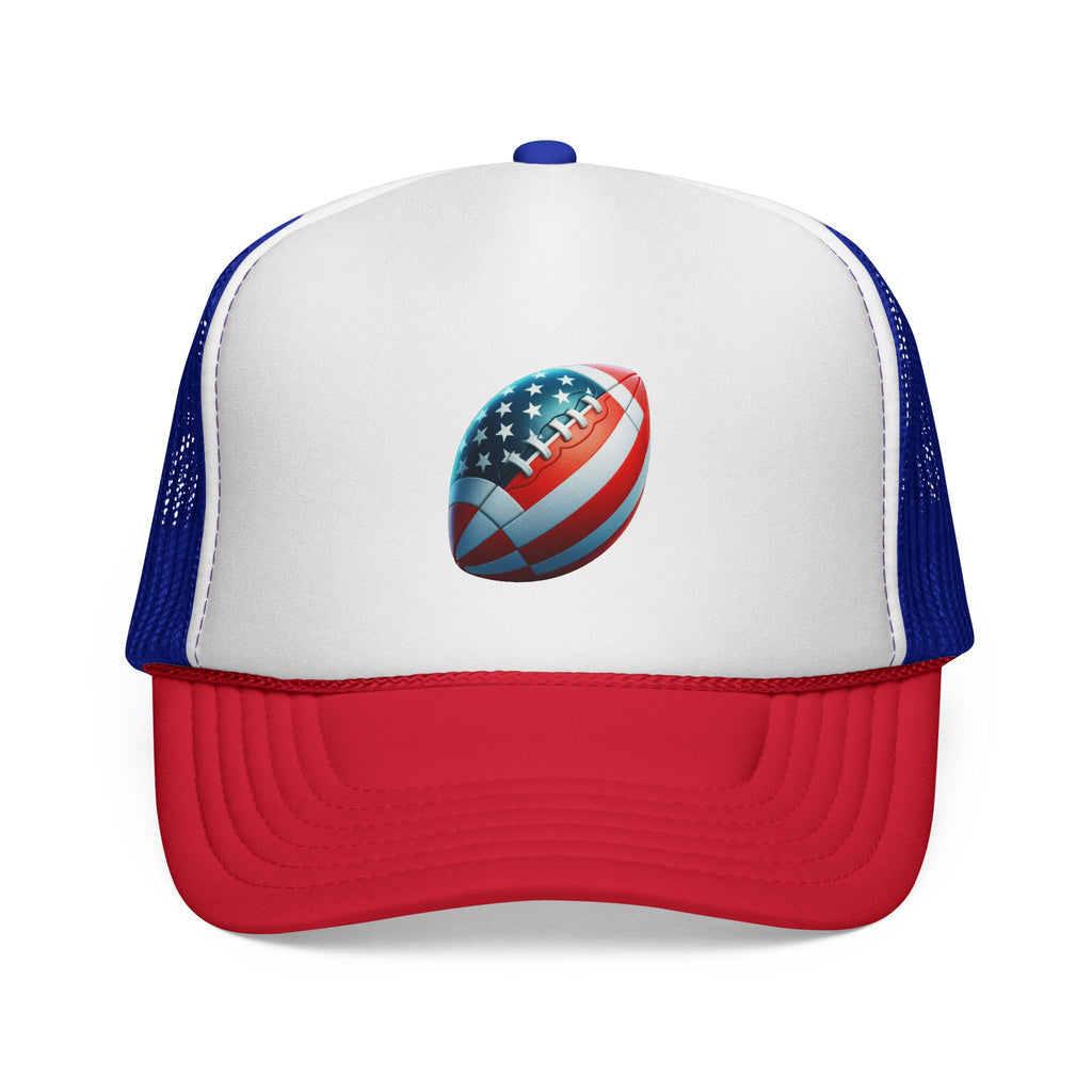 American Football Trucker Cap  Retro Gridiron Hat