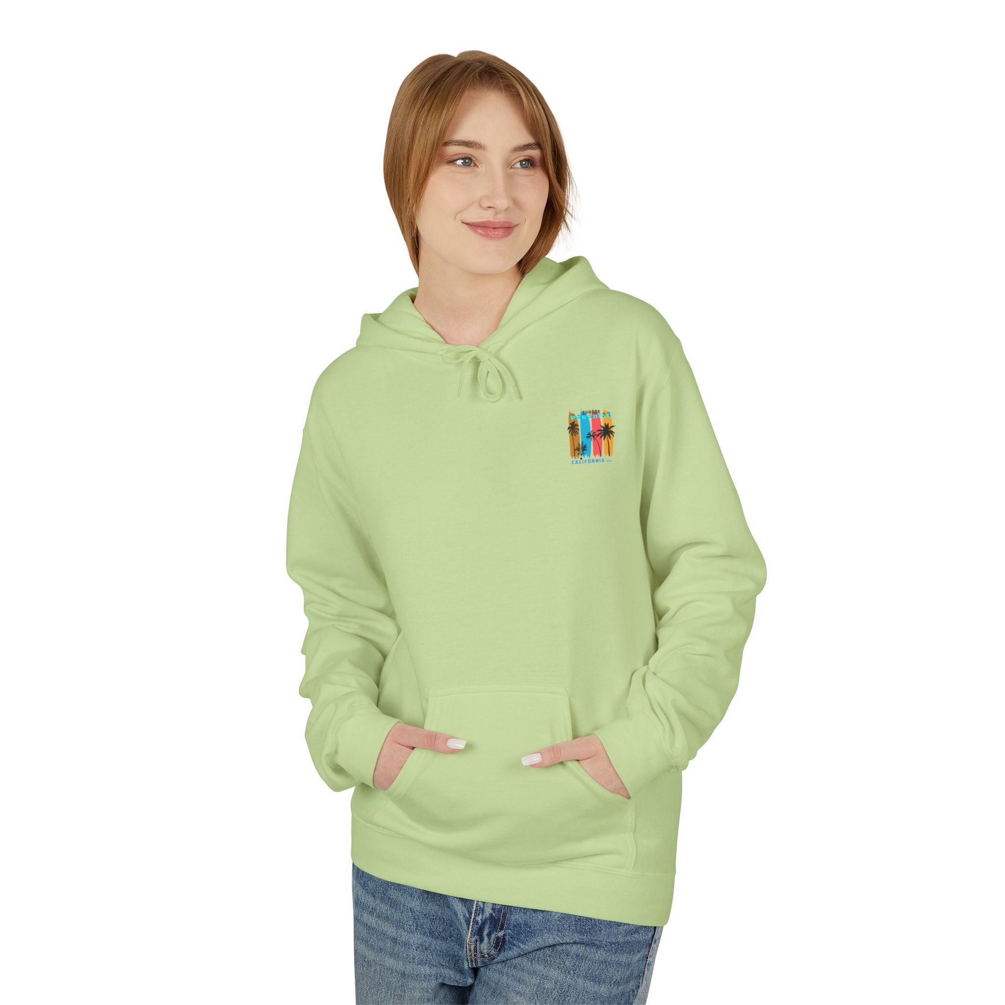California Sunset Surf Hoodie  Summer Vacation Beach Pullover