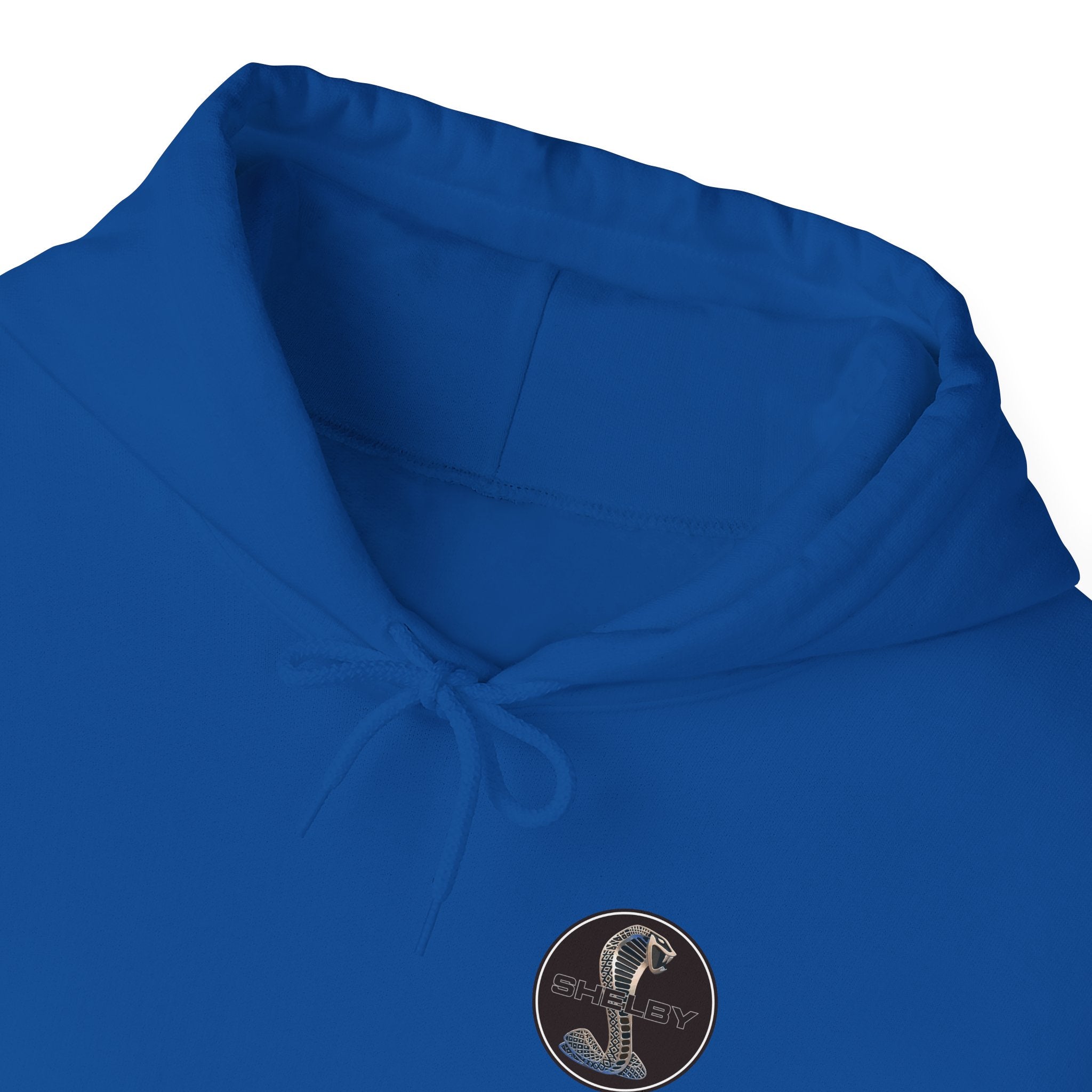 Classic Mustang Hoodie  Vintage Blue Pony Car Pullover