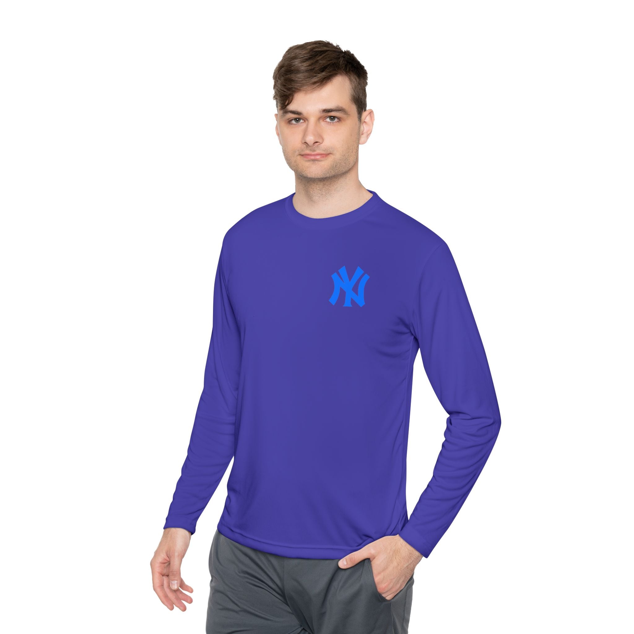 New York Skyline graphic Long Sleeve Tee | NY lettering