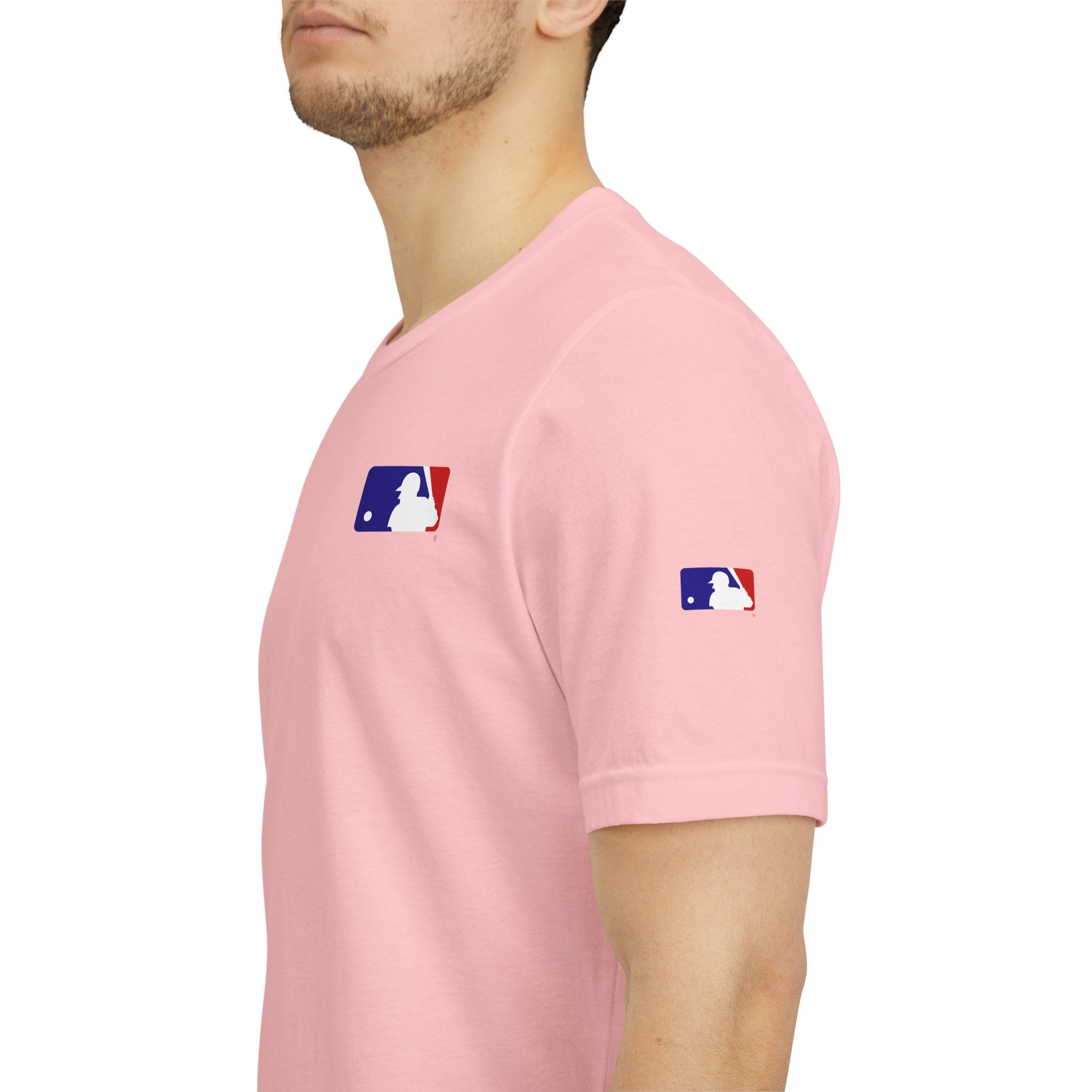 Baseball Logo T-Shirt  Minimal Chest Patch Tee
