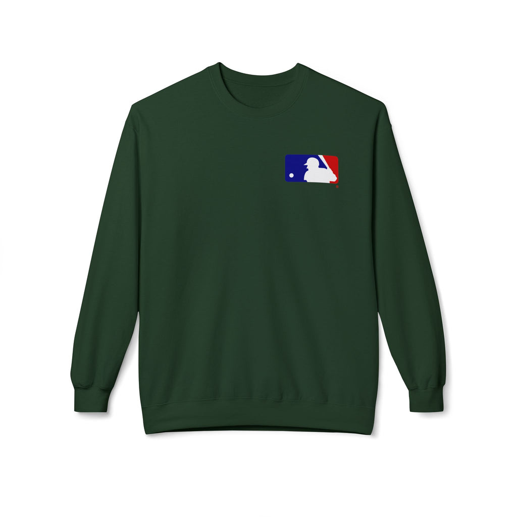 Baseball Silhouette Sweatshirt | Small Chest Logo, MLB Style