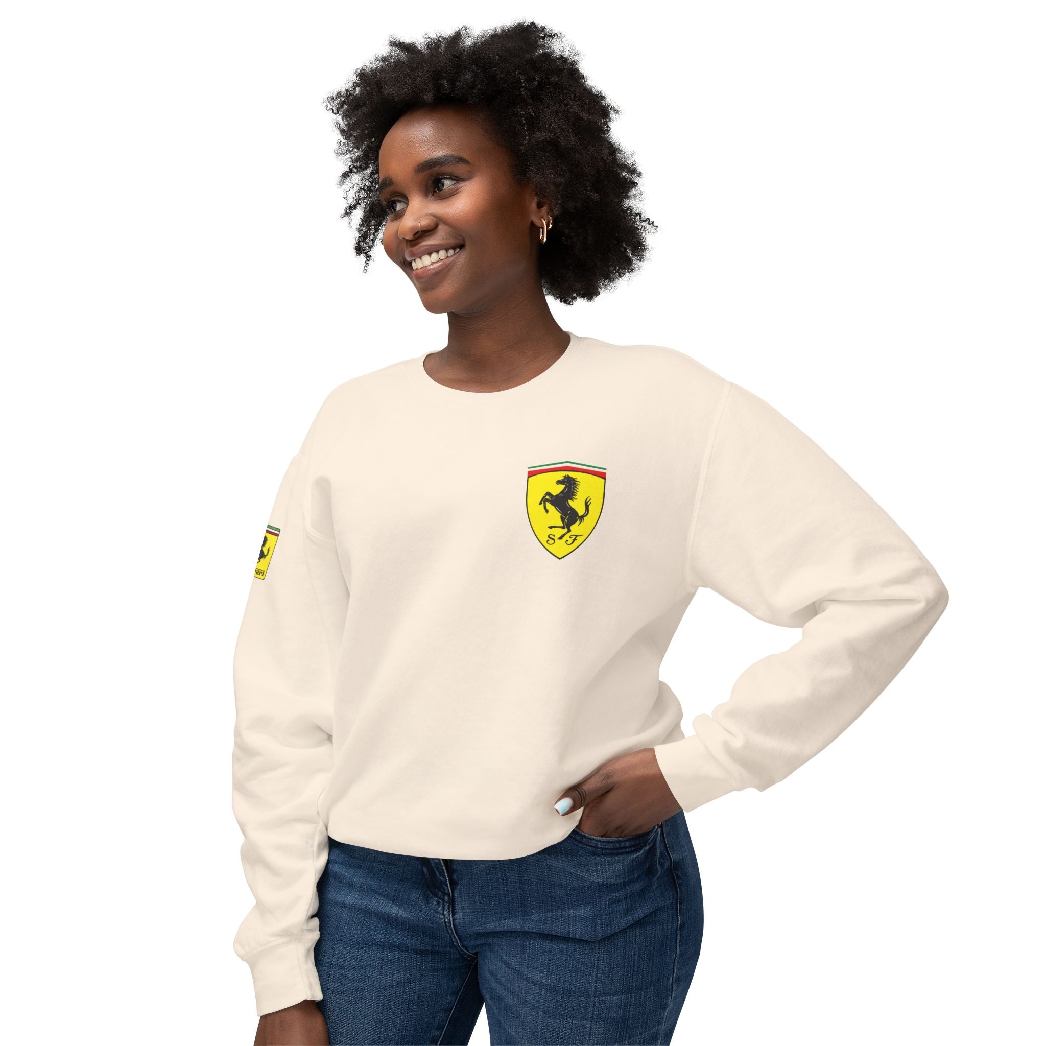 Ferrari Logo Crewneck Sweatshirt