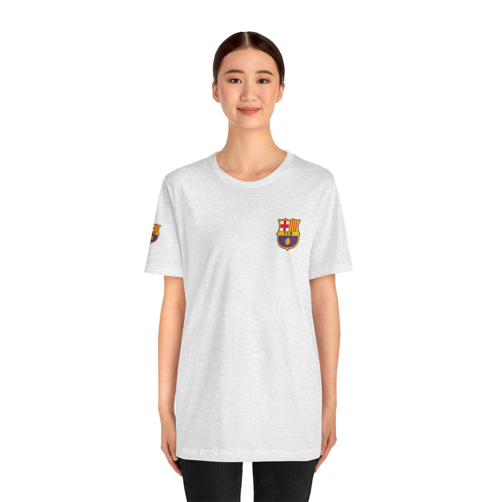 Barcelona Crest T‑Shirt  Minimal Football Fan Tee
