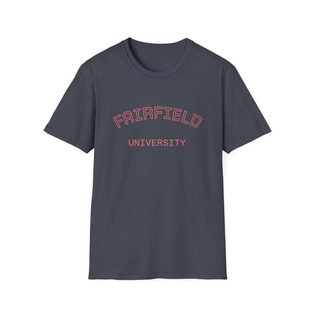 Fairfield University Whale Tee - Unisex Softstyle T-Shirt for Students, Casual Wear, Gift, Graduation, College Apparel