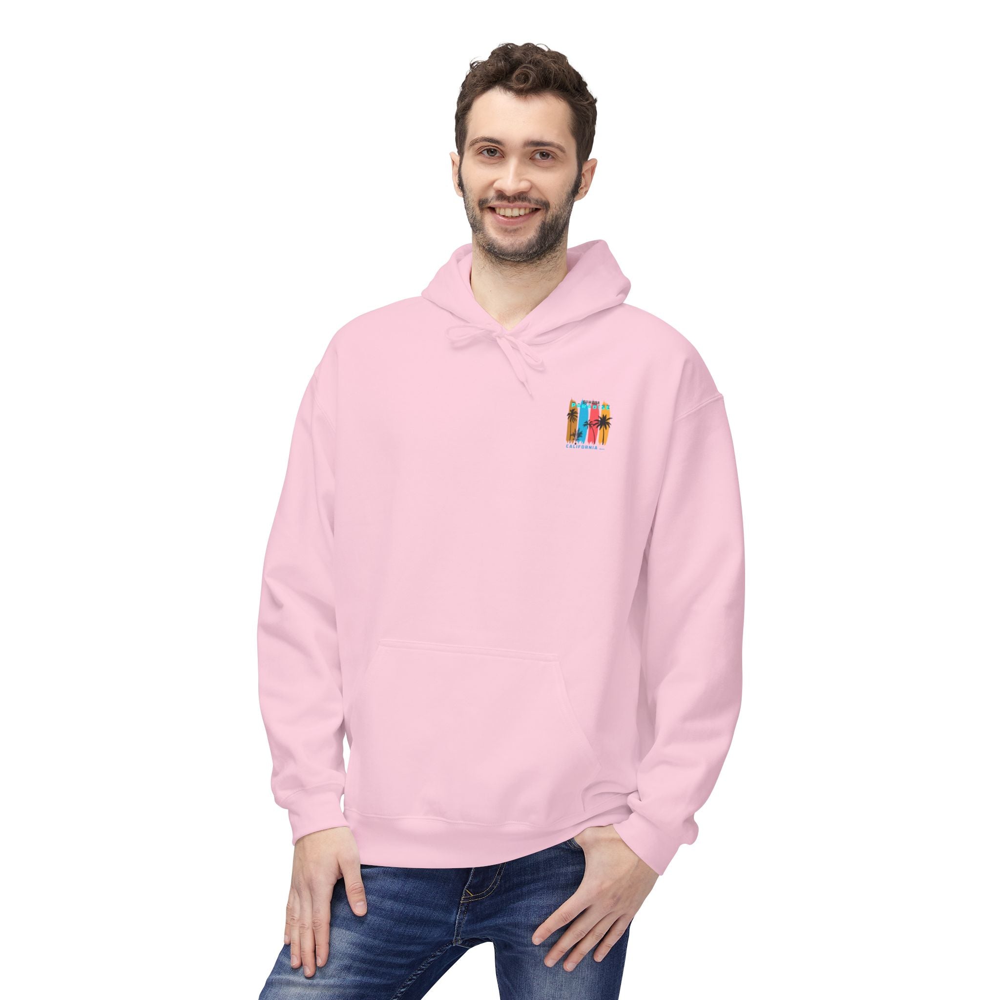 California Sunset Surf Hoodie  Summer Vacation Beach Pullover